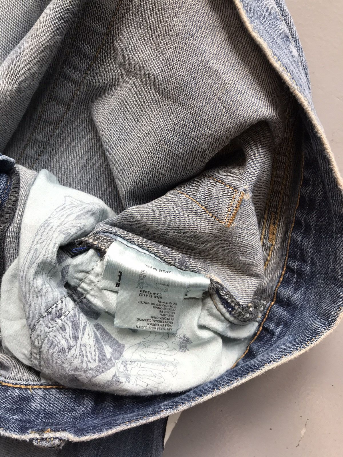 Ed Hardy × Vintage Vintage Edhardy distressed straight fit denim Size US 42 / EU 58 - 9 Thumbnail