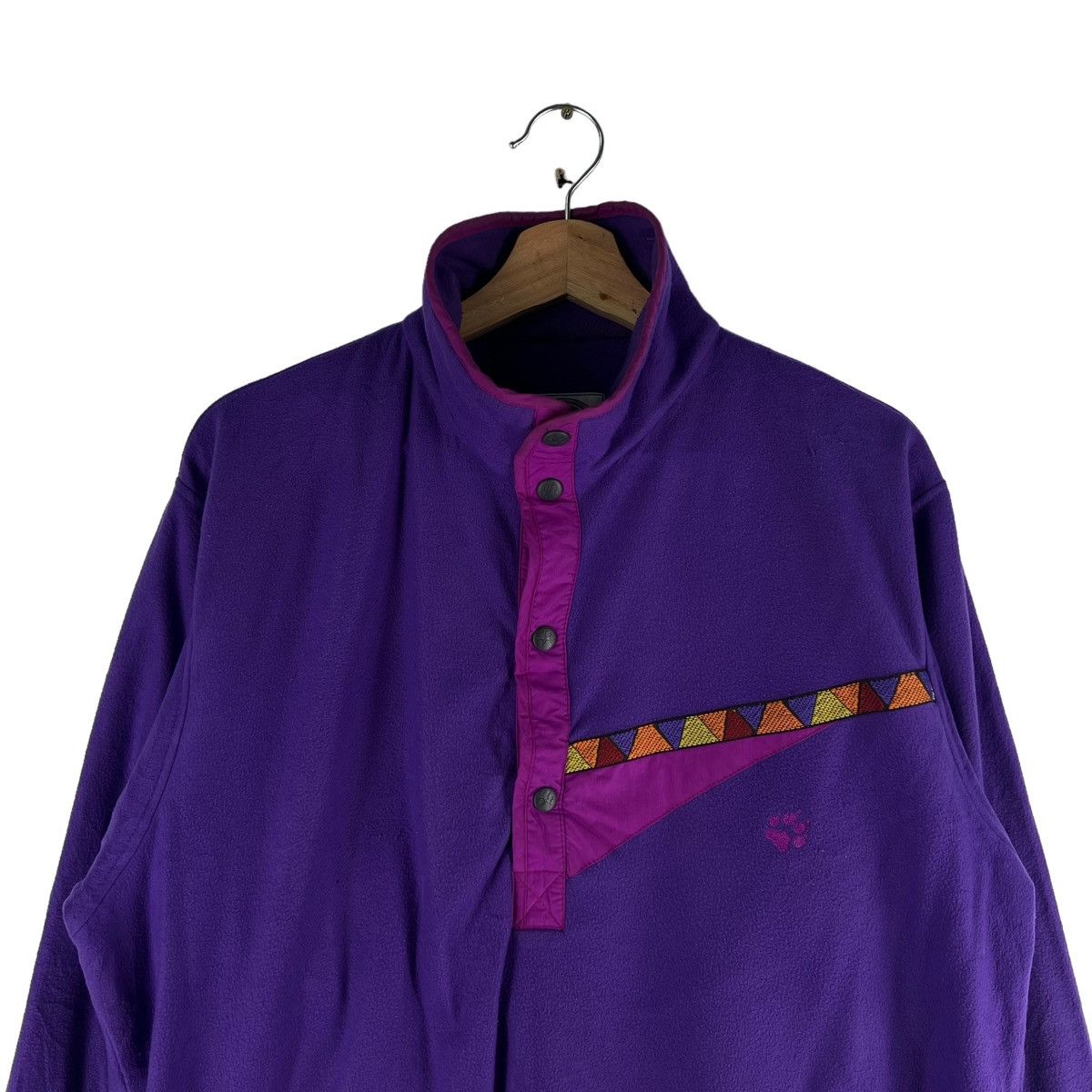 Japanese Brand 🔥VINTAGE FLEECE BOMBER JACKET POLARTEC JACK WOLFSKIN Size US L / EU 52-54 / 3 - 2 Thumbnail