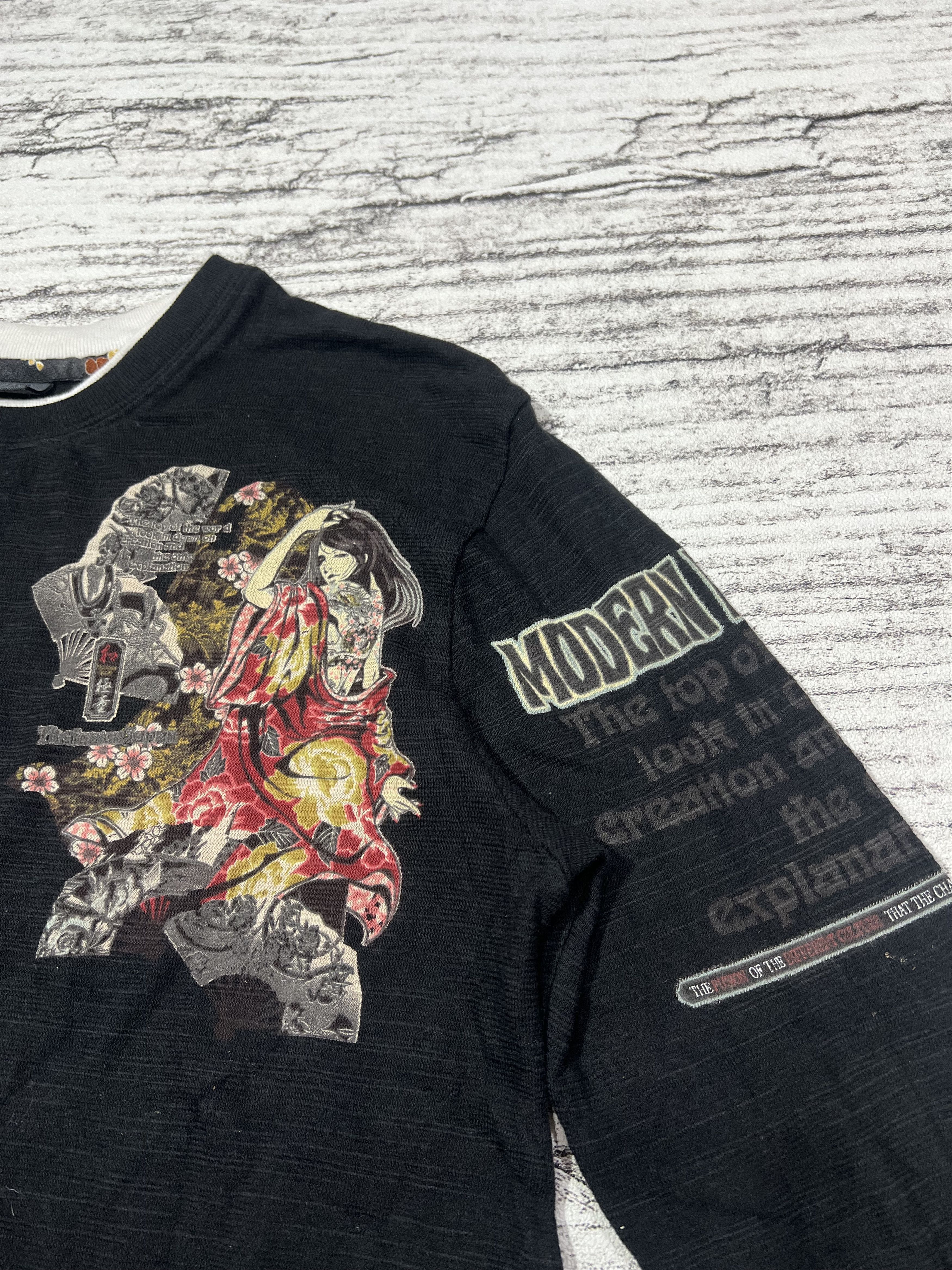 Number (N)ine 2000s Japanese Sukajan Print Longsleeve Tee y2k Lgb Ifsix Size US M / EU 48-50 / 2 - 3 Thumbnail