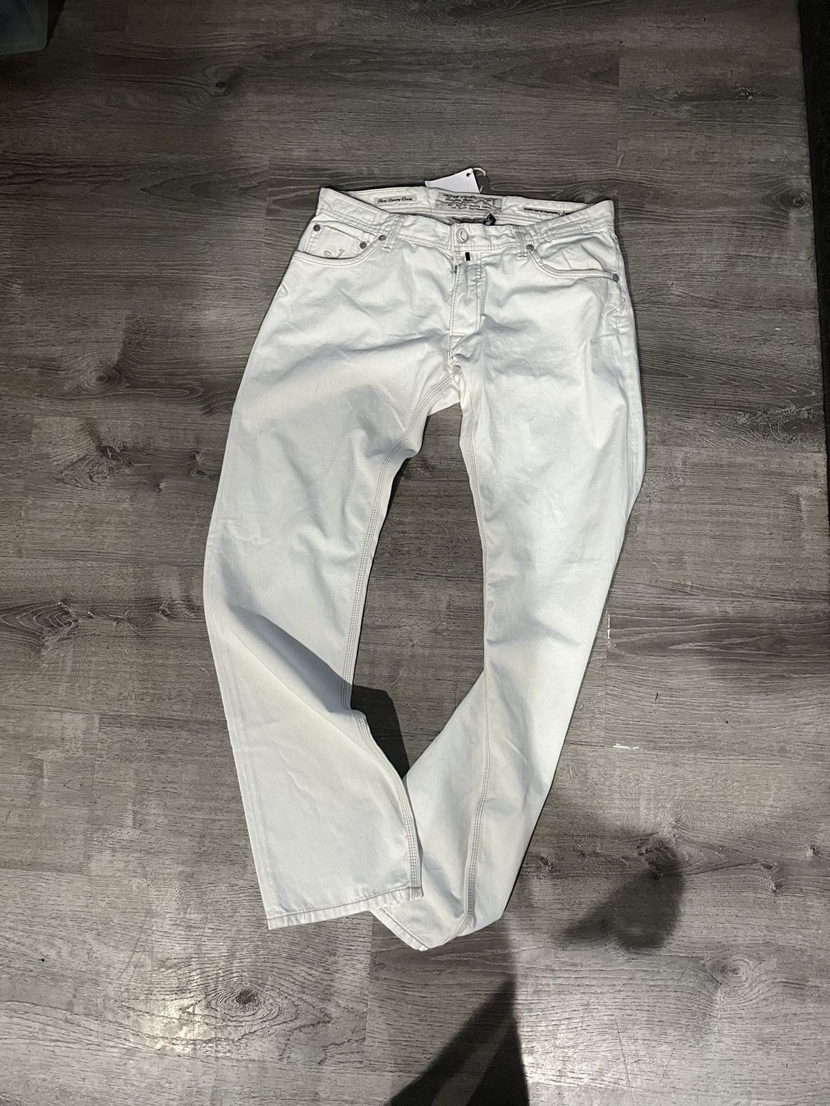 Jacob Cohen White pants Size US 37 - 1 Thumbnail