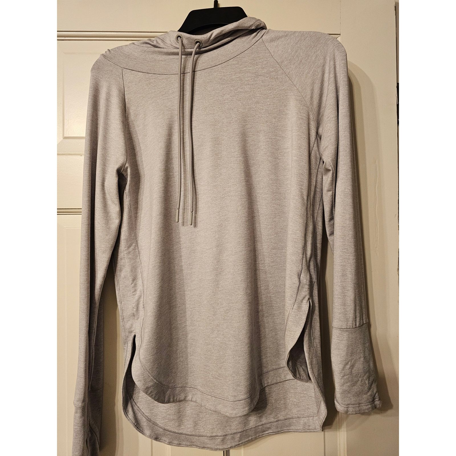 Athleta Athleta Pullover Hoodie: Gray Tops - Women's Size X-Small, Size XS / US 0-2 / IT 36-38 - 4 Thumbnail