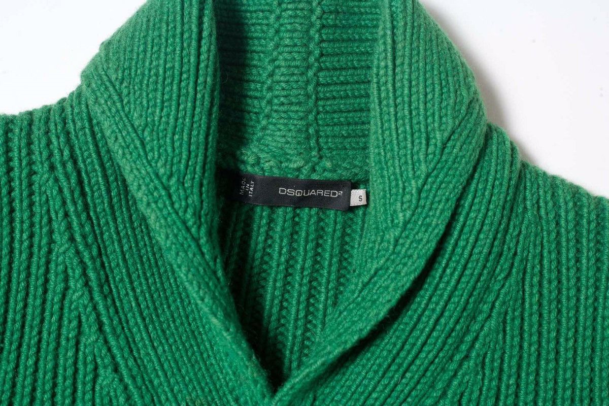 Dsquared2 dsquared2 vintage heavy knit mens wool cardigan Size US S / EU 44-46 / 1 - 4 Thumbnail