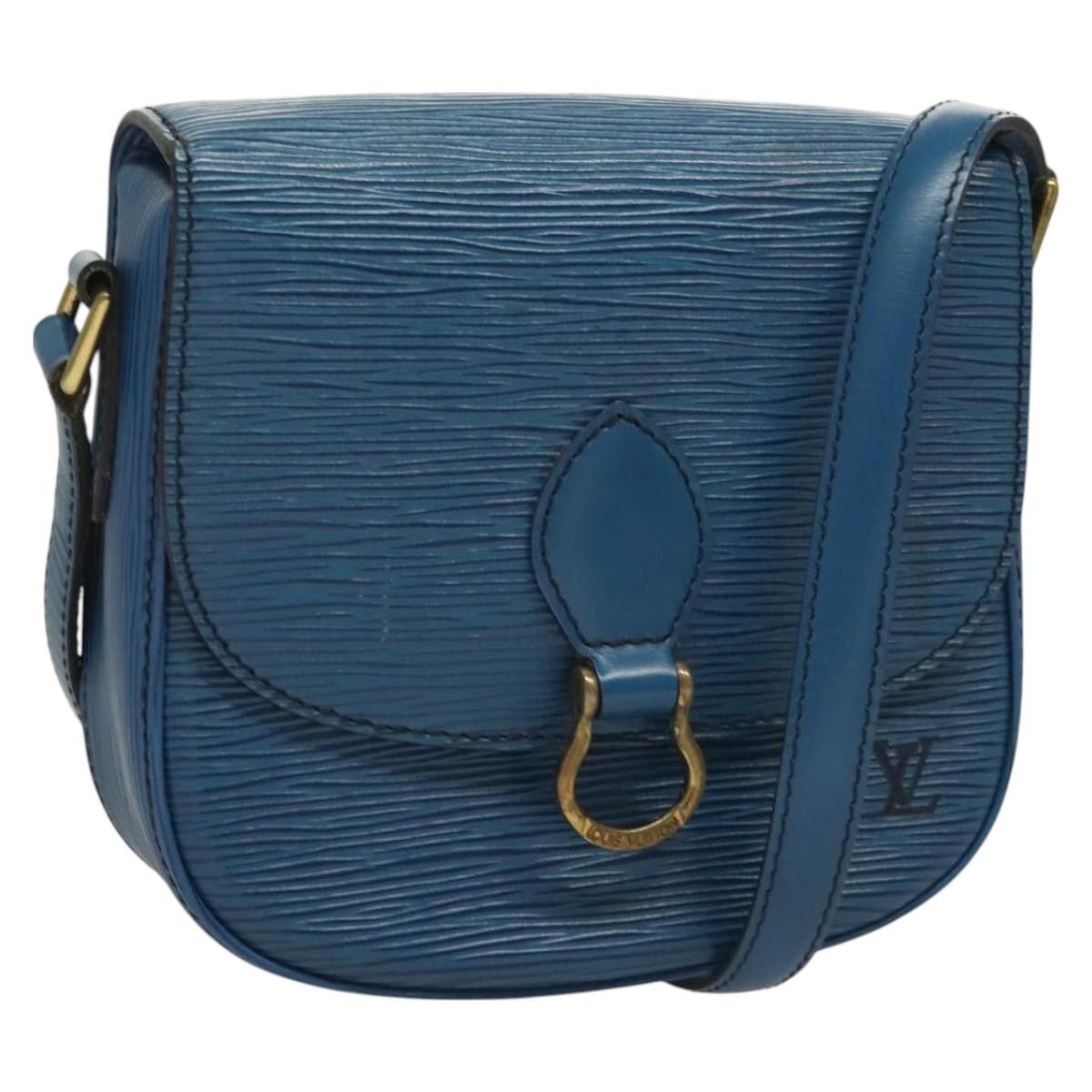 Louis Vuitton LOUIS VUITTON Epi Saint Cloud PM Shoulder Bag Blue M52195 Size ONE SIZE - 1 Thumbnail