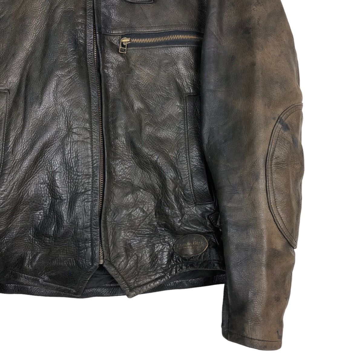 Japanese Brand Vintage Soft Leather Biker Jacket Harold’s Gear IsseyMiyake Size US M / EU 48-50 / 2 - 5 Thumbnail
