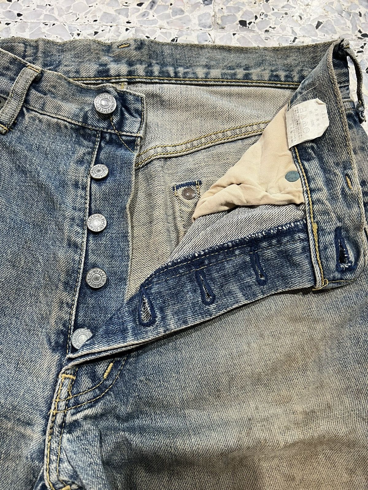 Levi's Vintage Clothing Vintage Levis 503B Selvedge Big E Denim Jeans Size US 30 / EU 46 - 4 Thumbnail