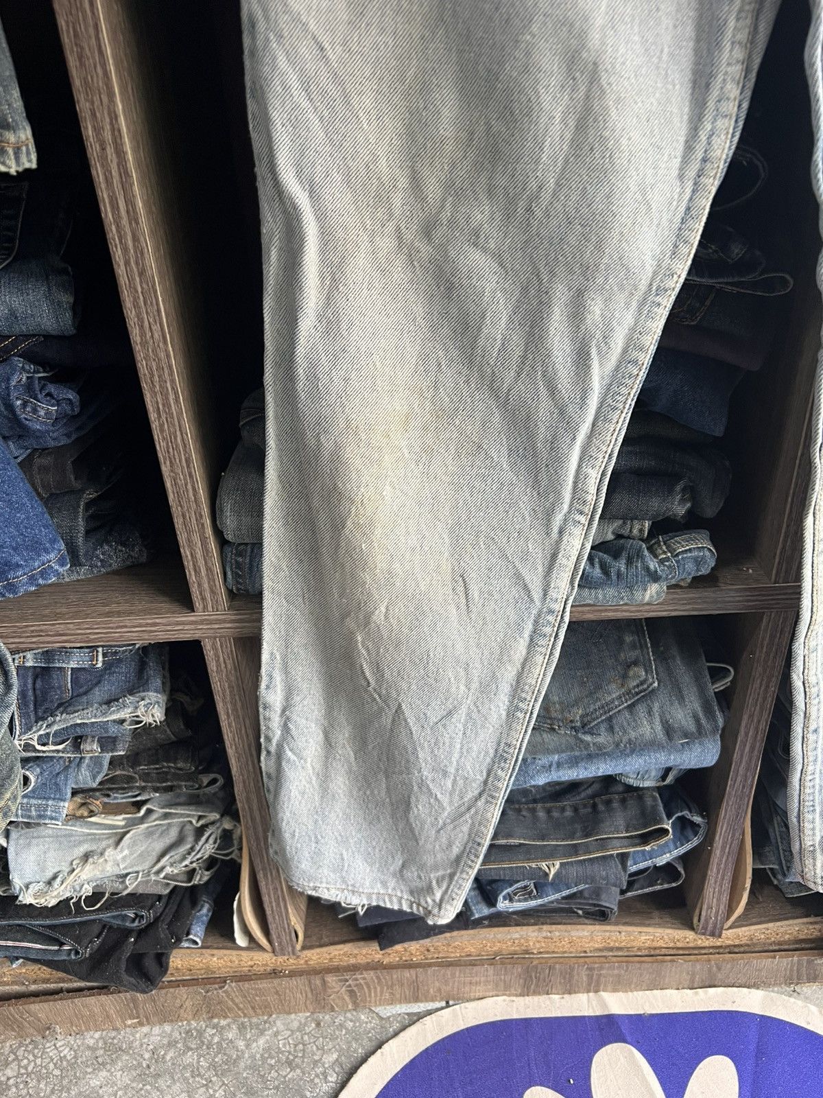Levi's 🔥Vintage Levis Distressed Denim Size US 26 / EU 42 - 5 Thumbnail