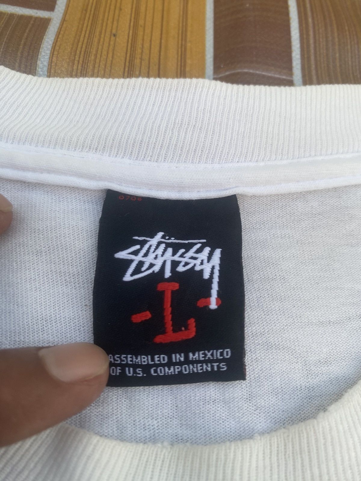 Band Tees × Designer × Stussy Stussy x skidrow x mrcartoon tee Size US L / EU 52-54 / 3 - 7 Thumbnail