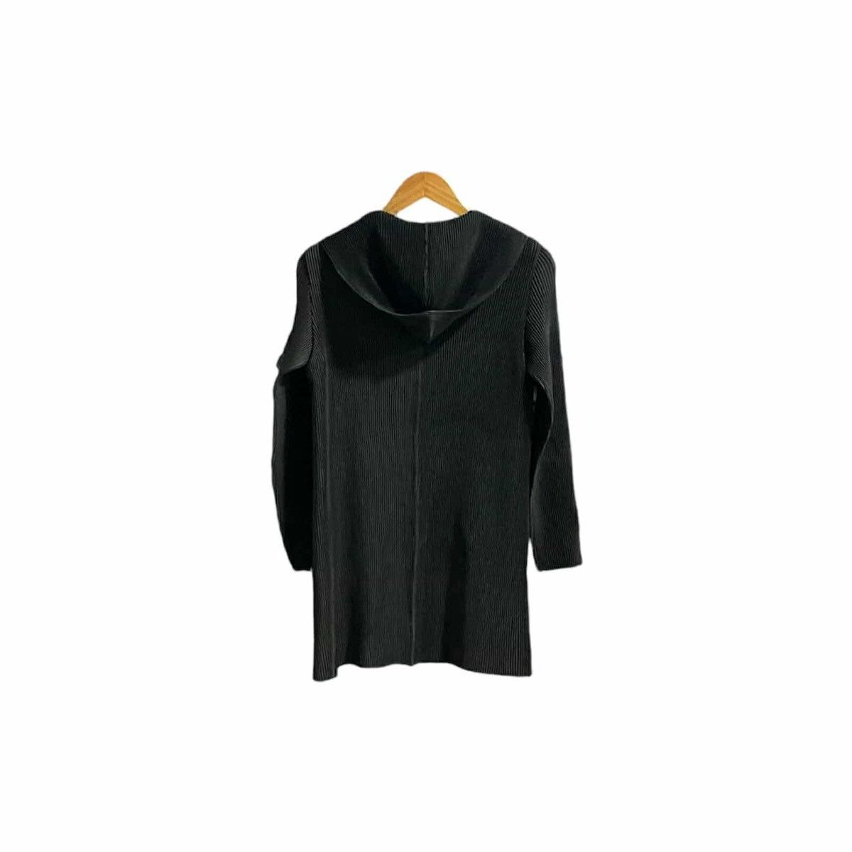Issey Miyake × Japanese Brand × Pleats Please Issey Miyake 🔥Issey Miyake Style Specchio Pleats Long Cardigan Hoodie Size US L / EU 52-54 / 3 - 8 Thumbnail