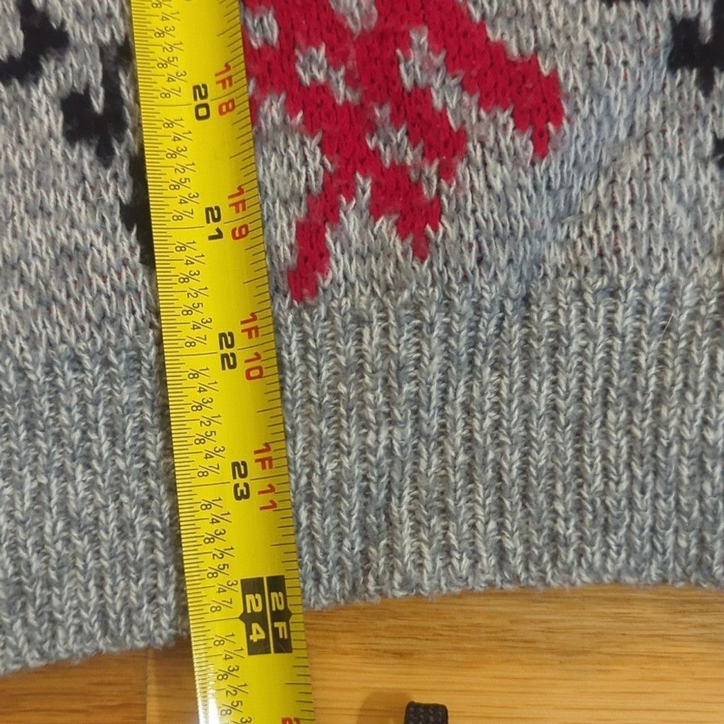 Vintage Vintage sweater 80s 90s Small Grey w red hashtag print Size US S / EU 44-46 / 1 - 9 Thumbnail