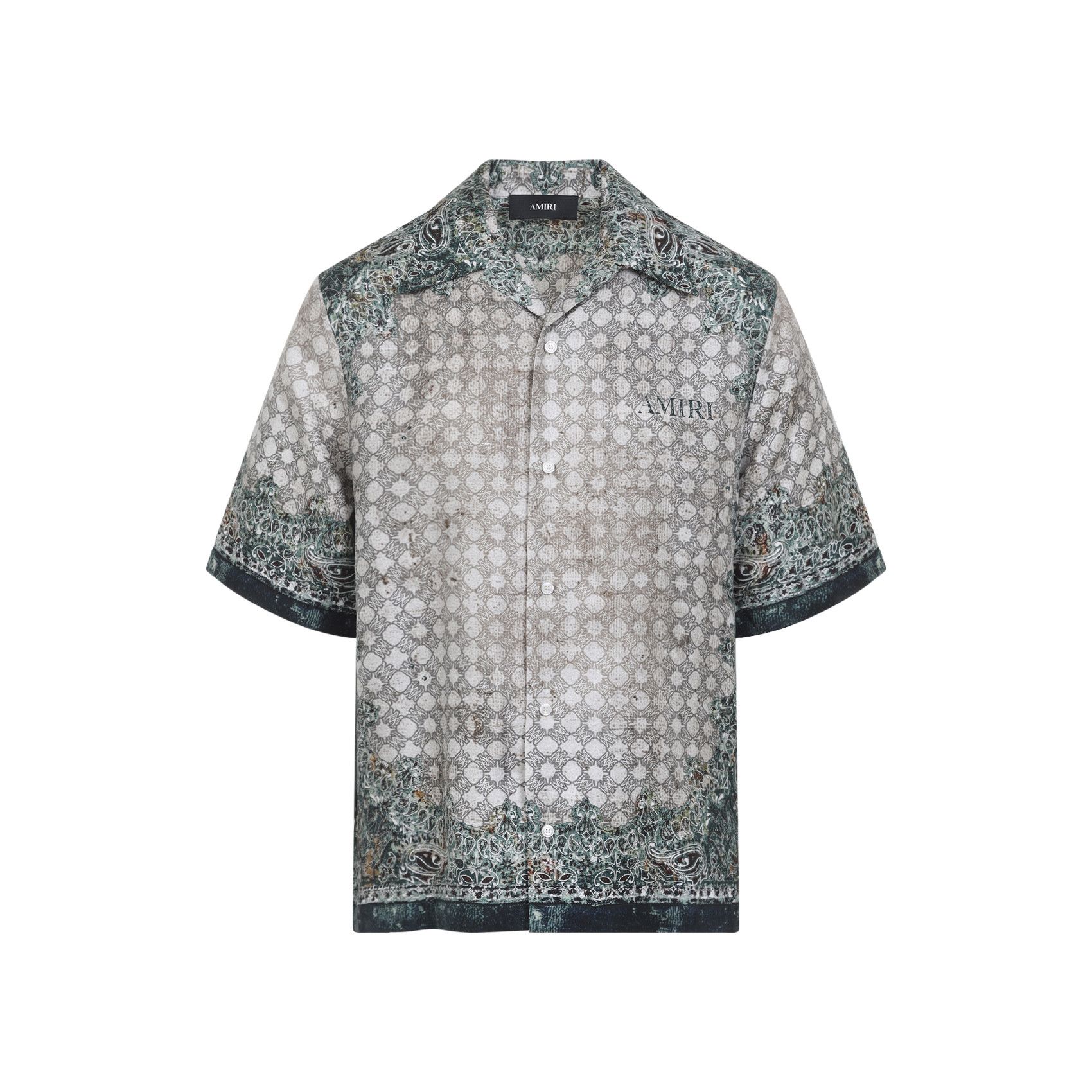 Amiri Bandana Bowling Shirt