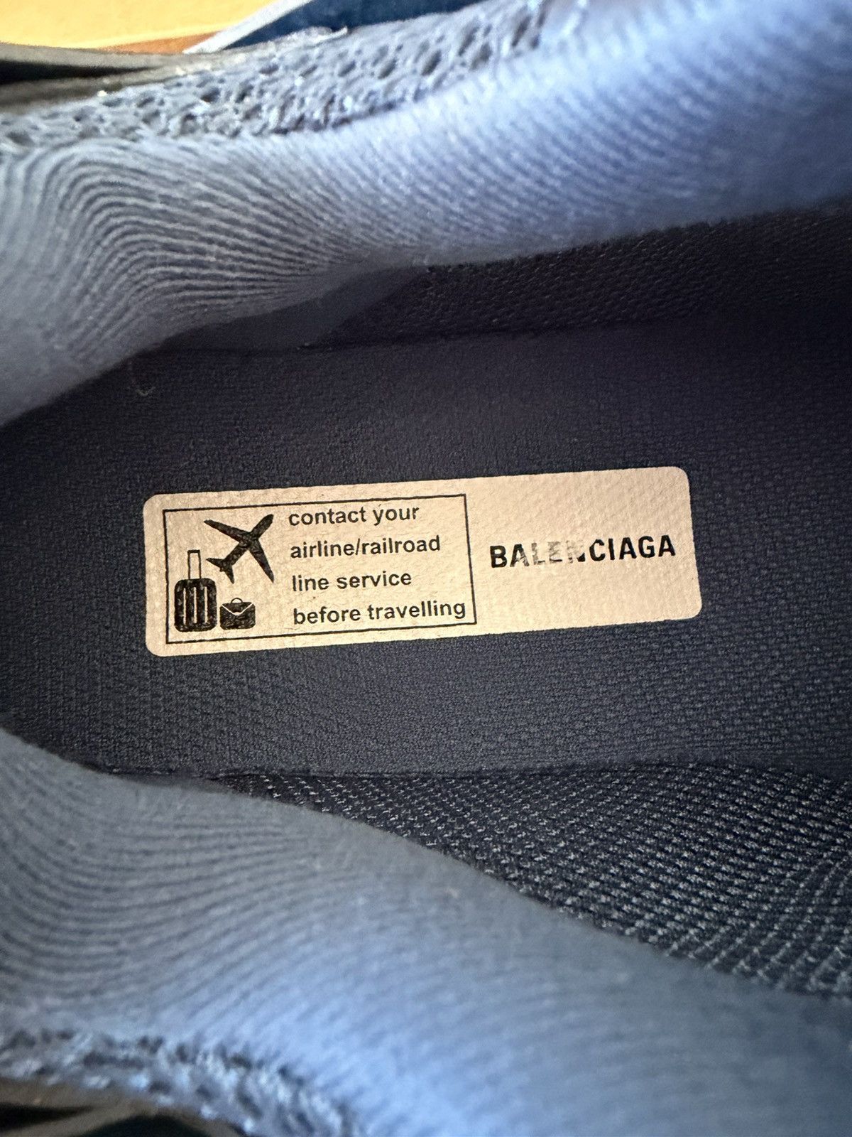 Balenciaga Balenciaga Track Led Blue Size US 7 / EU 40 - 6 Thumbnail