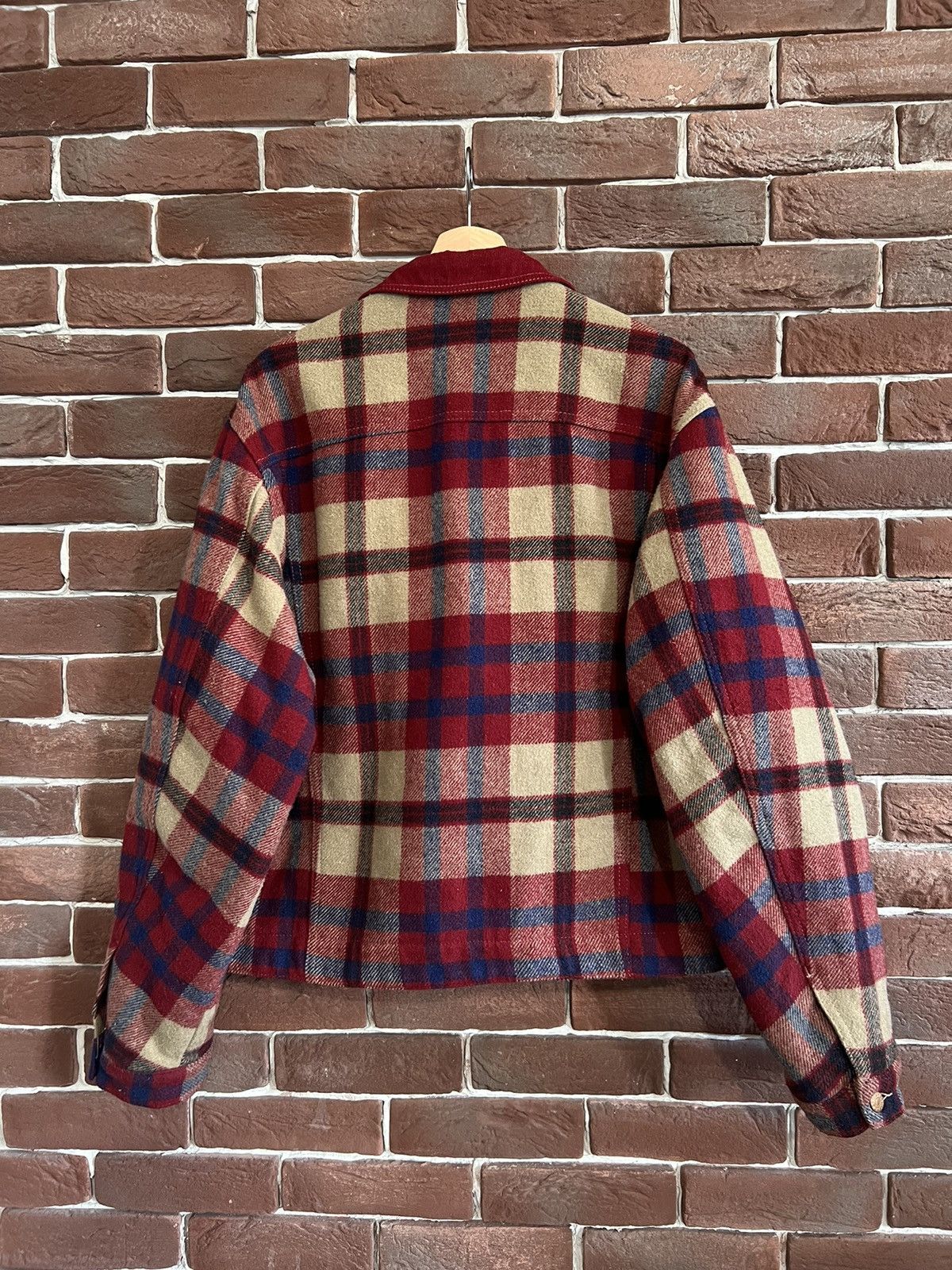 Flannel × Japanese Brand × Vintage VINTAGE Wool FLANNEL JACKET TARTAN BAYLEAF AMERICAN 54 Size US L / EU 52-54 / 3 - 2 Thumbnail