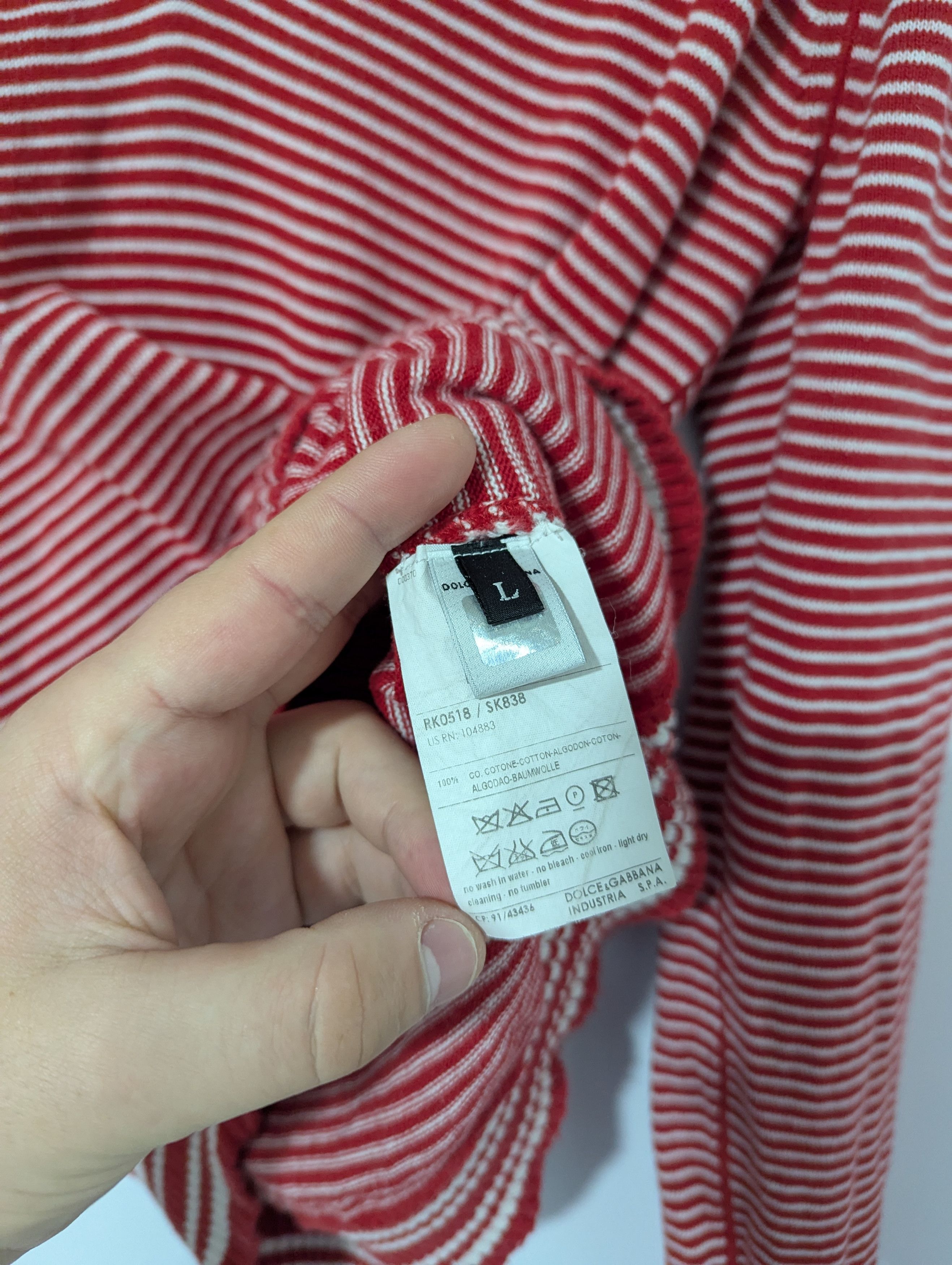 Dolce & Gabbana × Vintage D&G Dolce & Gabbana Vintage Stripped Woman's Knit Sweater Size L / US 10 / IT 46 - 6 Thumbnail