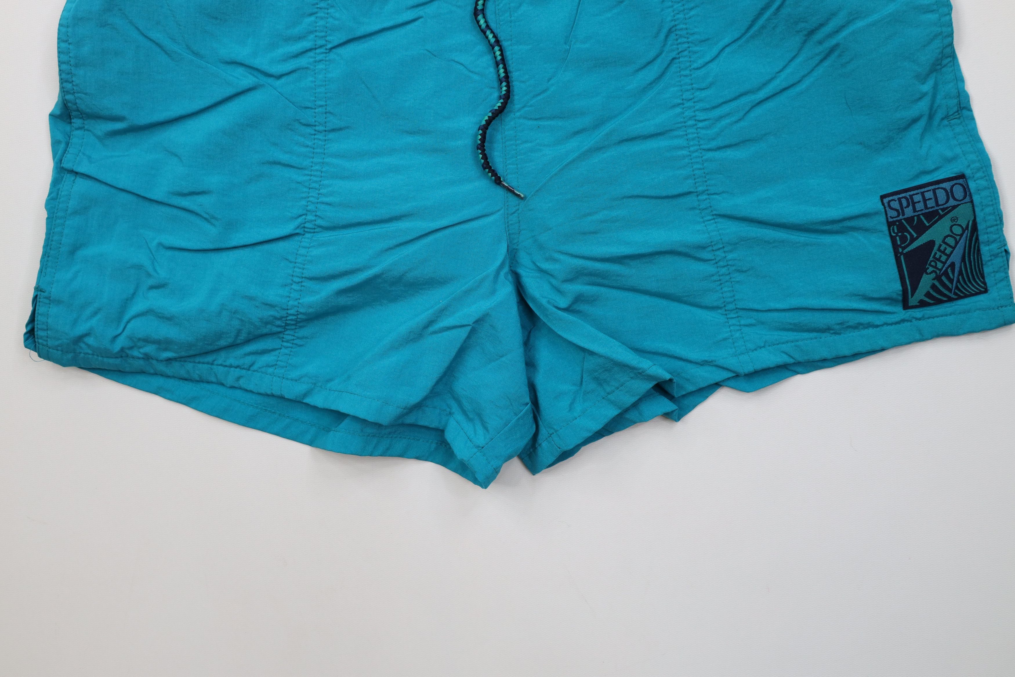 Speedo Vintage 90s Speedo Spell Lined Above Knee Shorts Swim Trunks Size US 38 / EU 54 - 4 Thumbnail