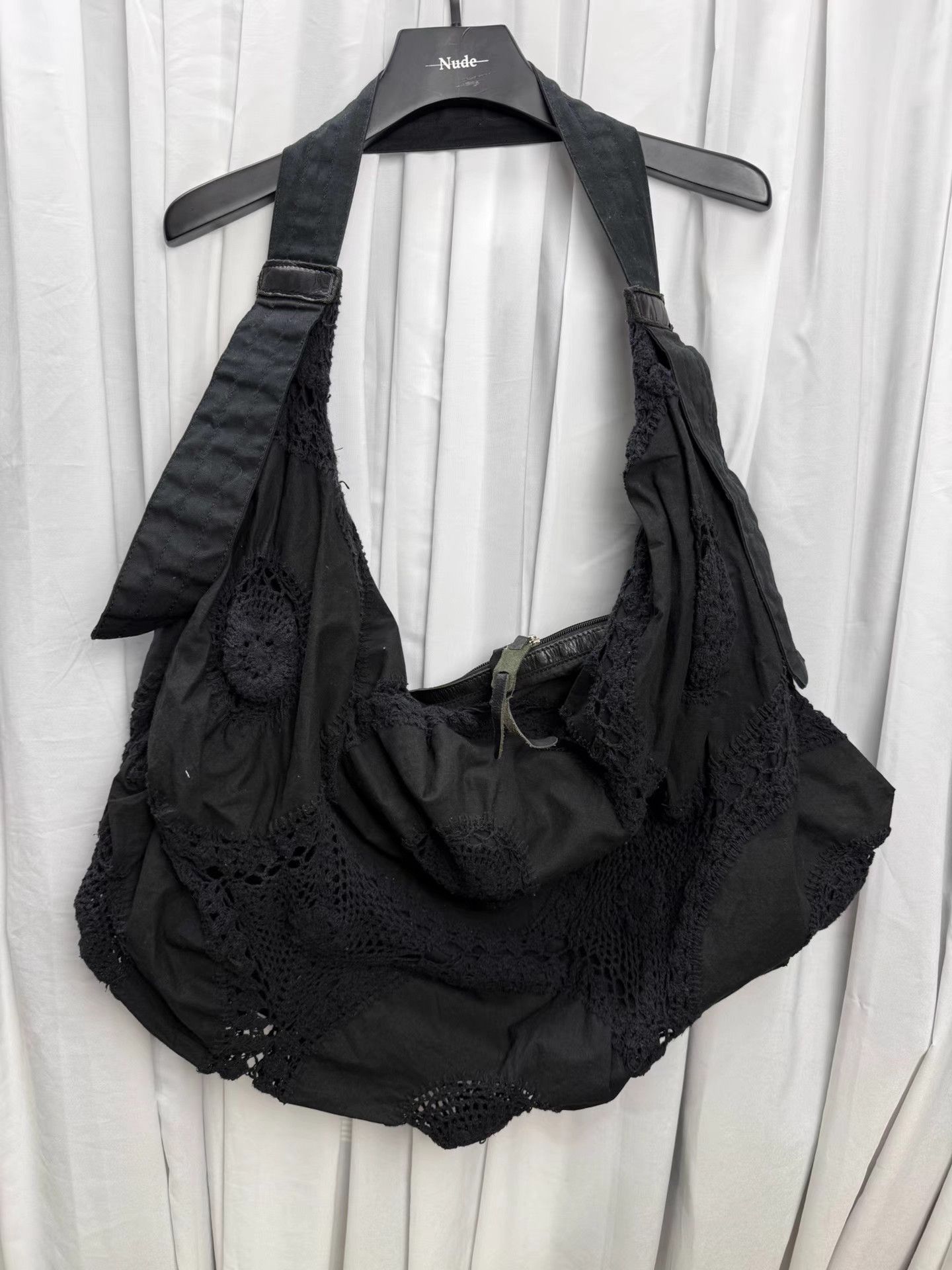 Yohji Yamamoto Yohji Yamamoto Y's Hollow Flower Woven Dumpling Bag K20 Size ONE SIZE - 1 Thumbnail