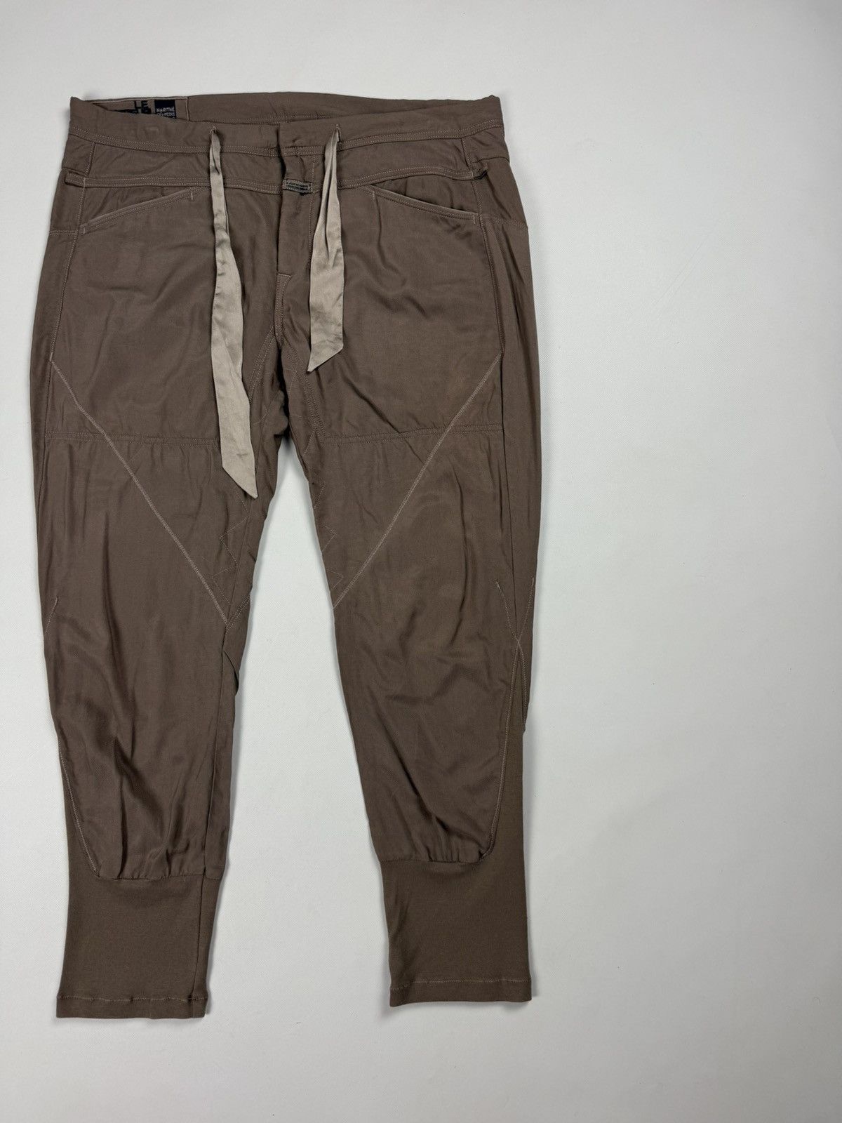 Marithe + Francois Girbaud Marithe Francois Girbaud Drawstring Cuffed Pants Trousers Size 32" / US 10 / IT 46 - 3 Thumbnail