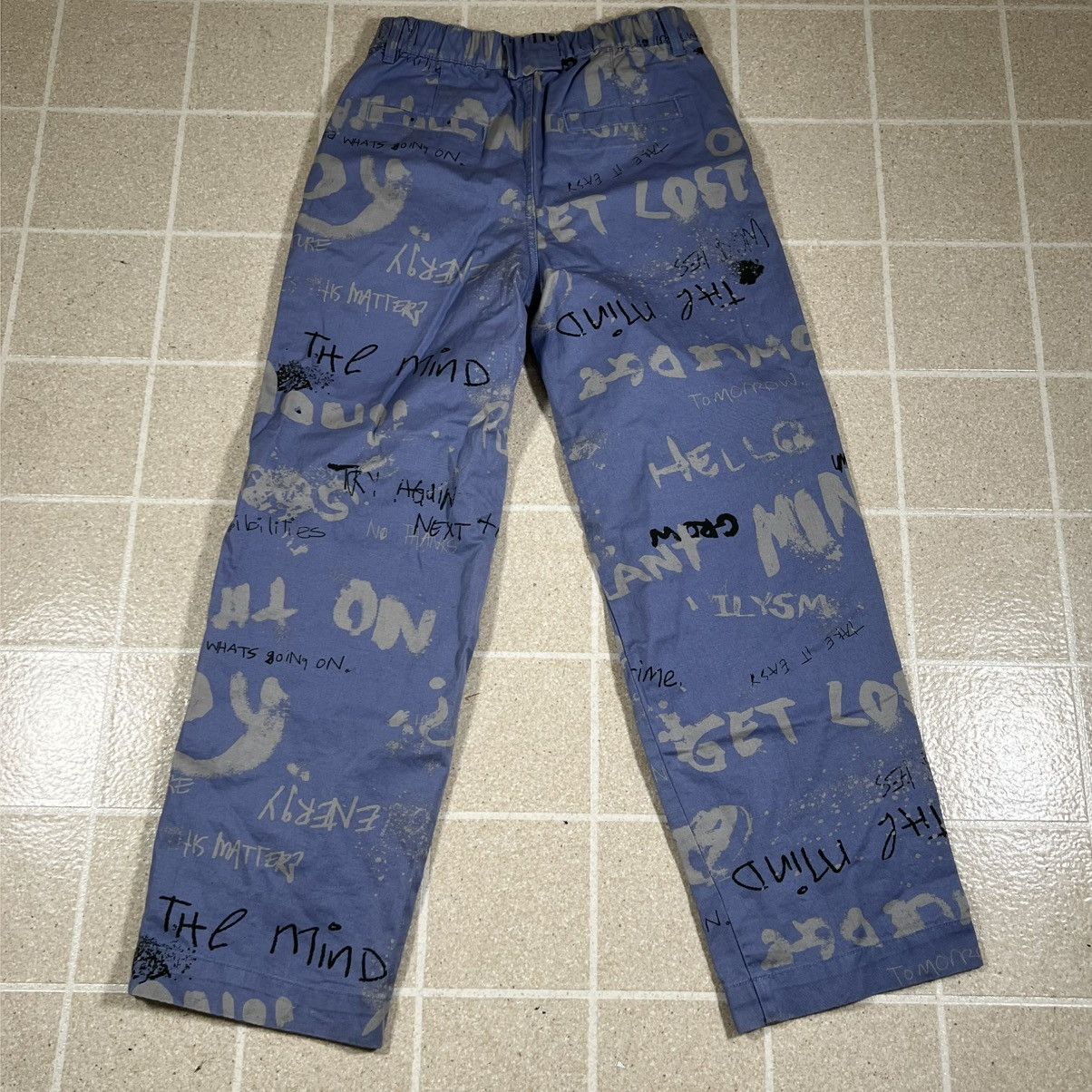 Urban Outfitters Urban Outfitters Pants Small Purple Allover Print Baggy Size US 27 - 3 Thumbnail