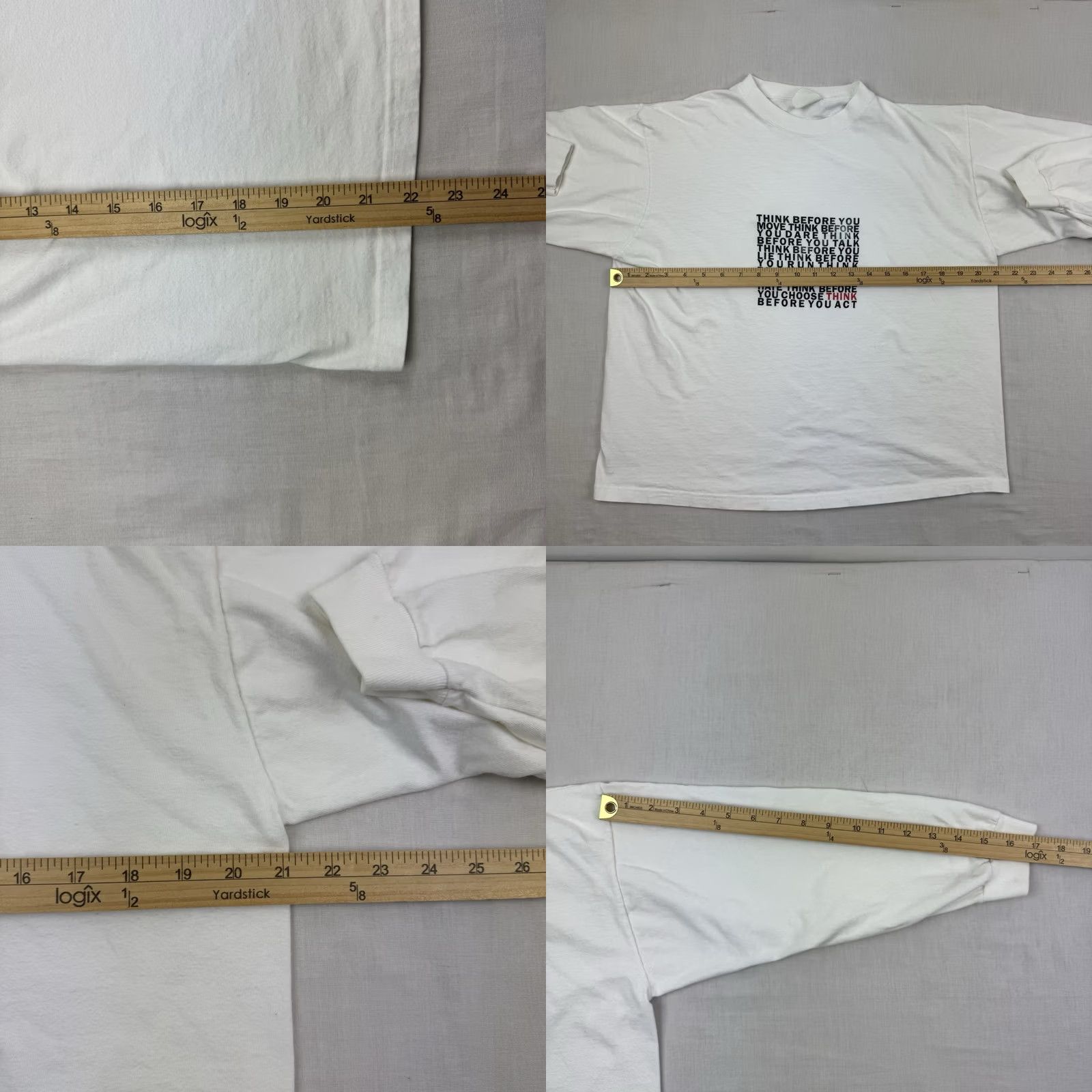 Esprit VINTAGE Esprit Long Sleeve Shirt Womens M White Hipster 80s 90s Casual Mens Womens Boys Girls Size M / US 6-8 / IT 42-44 - 8 Thumbnail