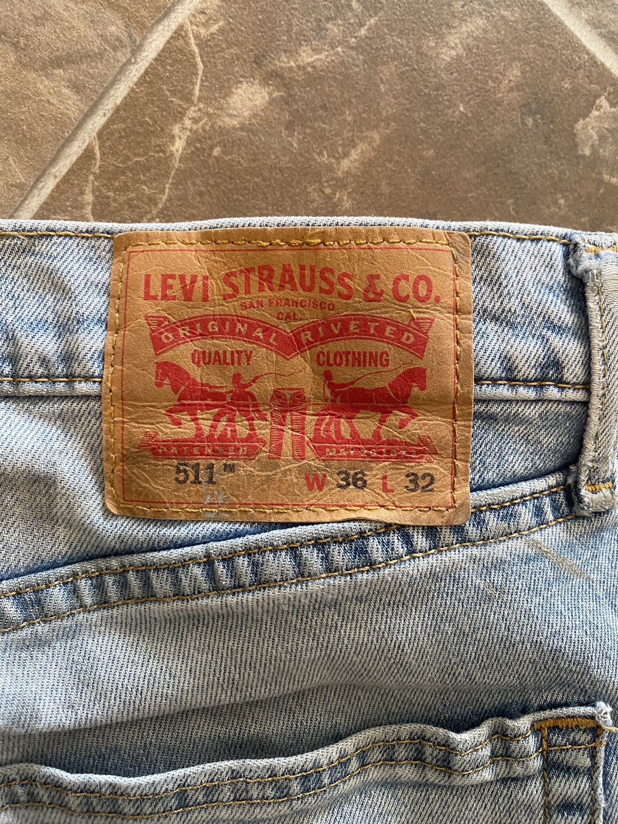 Levi's Levi’s 511 Straight Leg Jeans Size US 36 / EU 52 - 3 Thumbnail