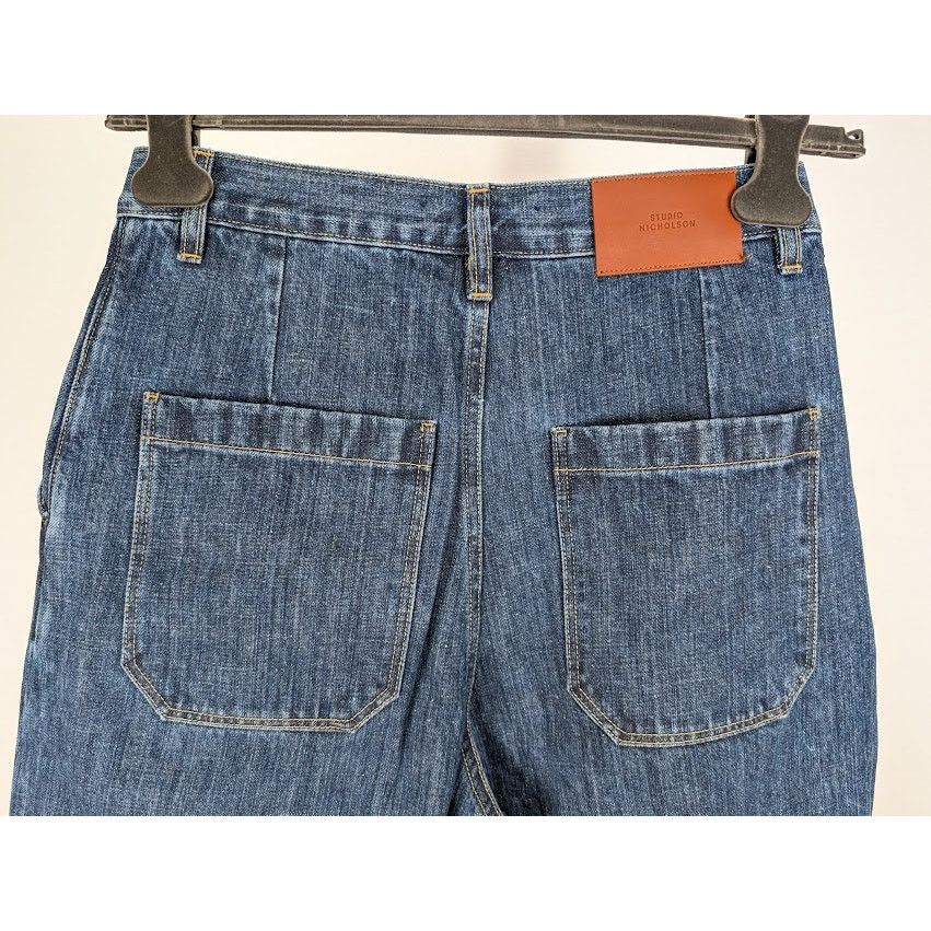 Studio Nicholson o1rshd1 Washed Denim in Indigo Size US 30 / EU 46 - 16 Thumbnail