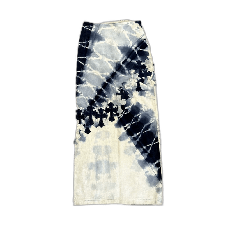 Chrome Hearts Chrome Hearts Tie-Dye Skirt with Crosses Size 24" / US 00 / IT 34 - 1 Thumbnail