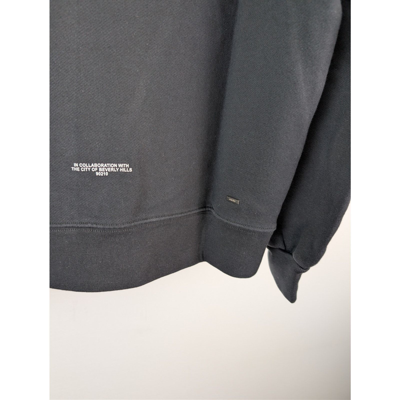 Amiri o1rshd1 Amiri Beverly Hills Crewneck Sweatshirt in Black Size US L / EU 52-54 / 3 - 15 Thumbnail
