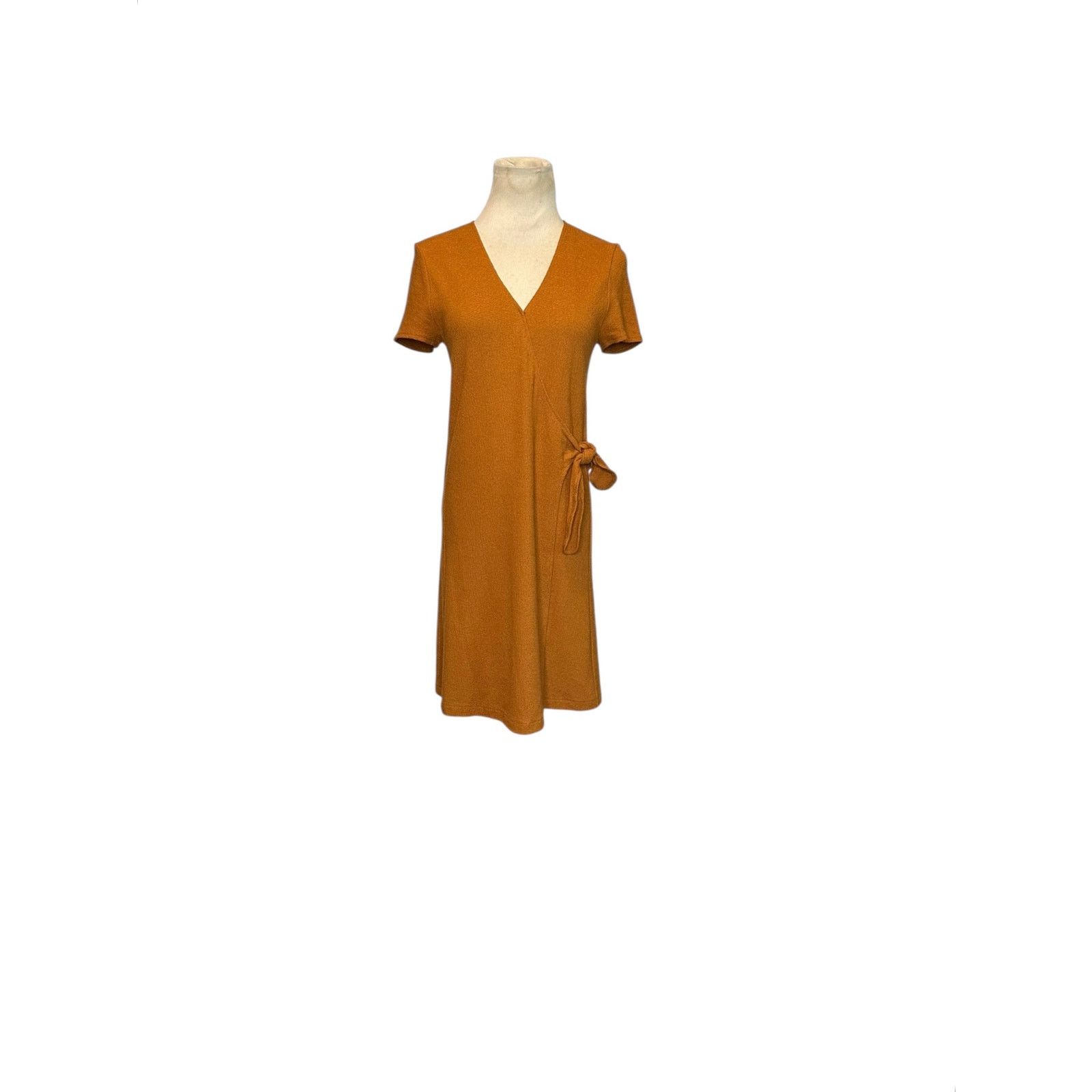 Madewell Madewell Golden Pecan faux wrap mini dress size XS Size XS / US 0-2 / IT 36-38 - 11 Thumbnail