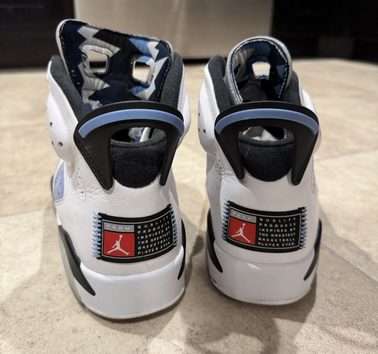 Jordan Brand Jordan 6 UNC White Size 8 Size US 8 / EU 41 - 4 Thumbnail