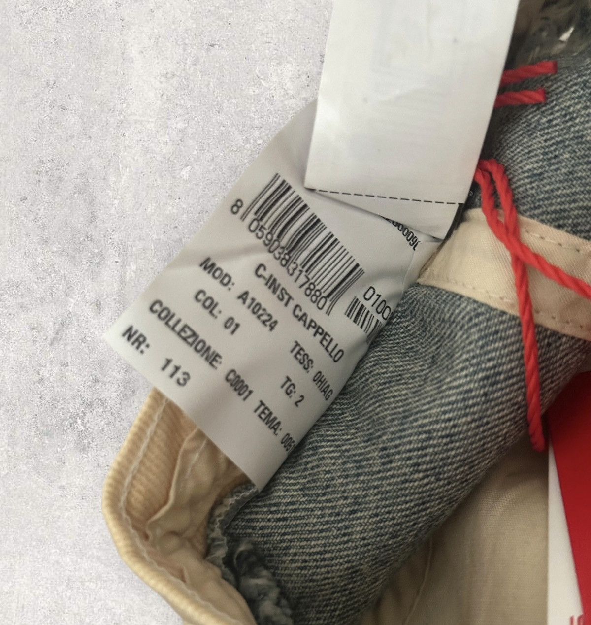 Diesel Diesel C-Inst Distressed Hat Size ONE SIZE - 8 Thumbnail