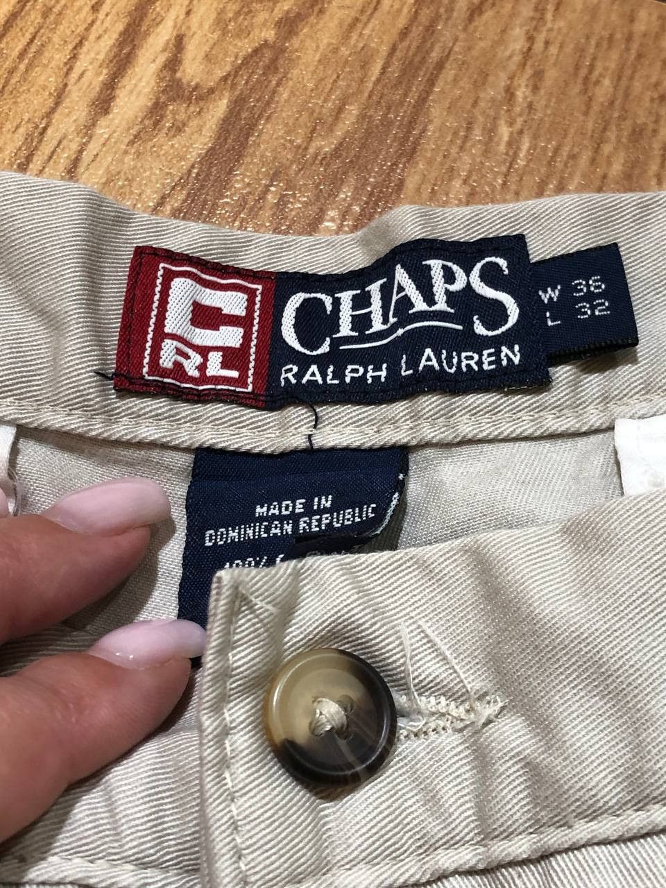 Chaps Ralph Lauren CHAPS RALPH LAUREN Men’s Vintage Pants Casual Everyday Fit Size US 36 / EU 52 - 2 Thumbnail