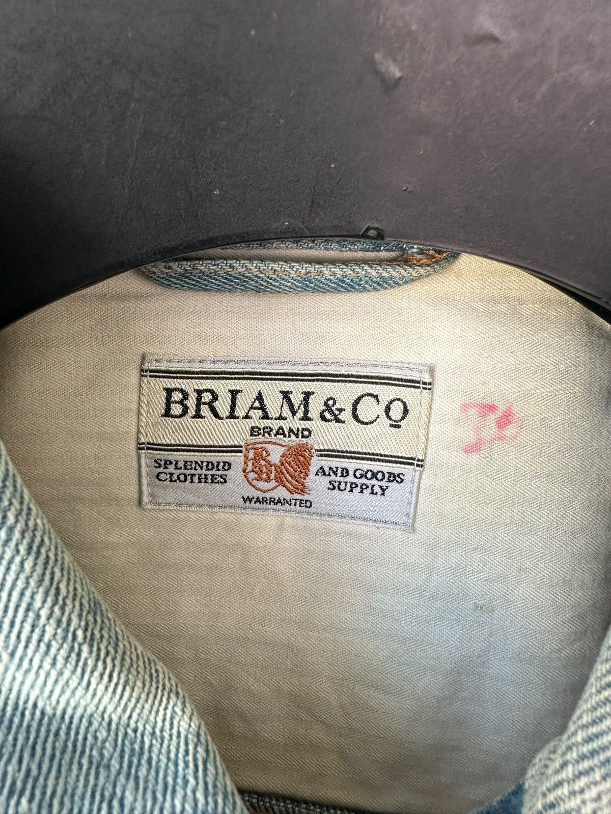 Japanese Brand Briam Co Denim Selvedge Jacket Size US M / EU 48-50 / 2 - 12 Thumbnail