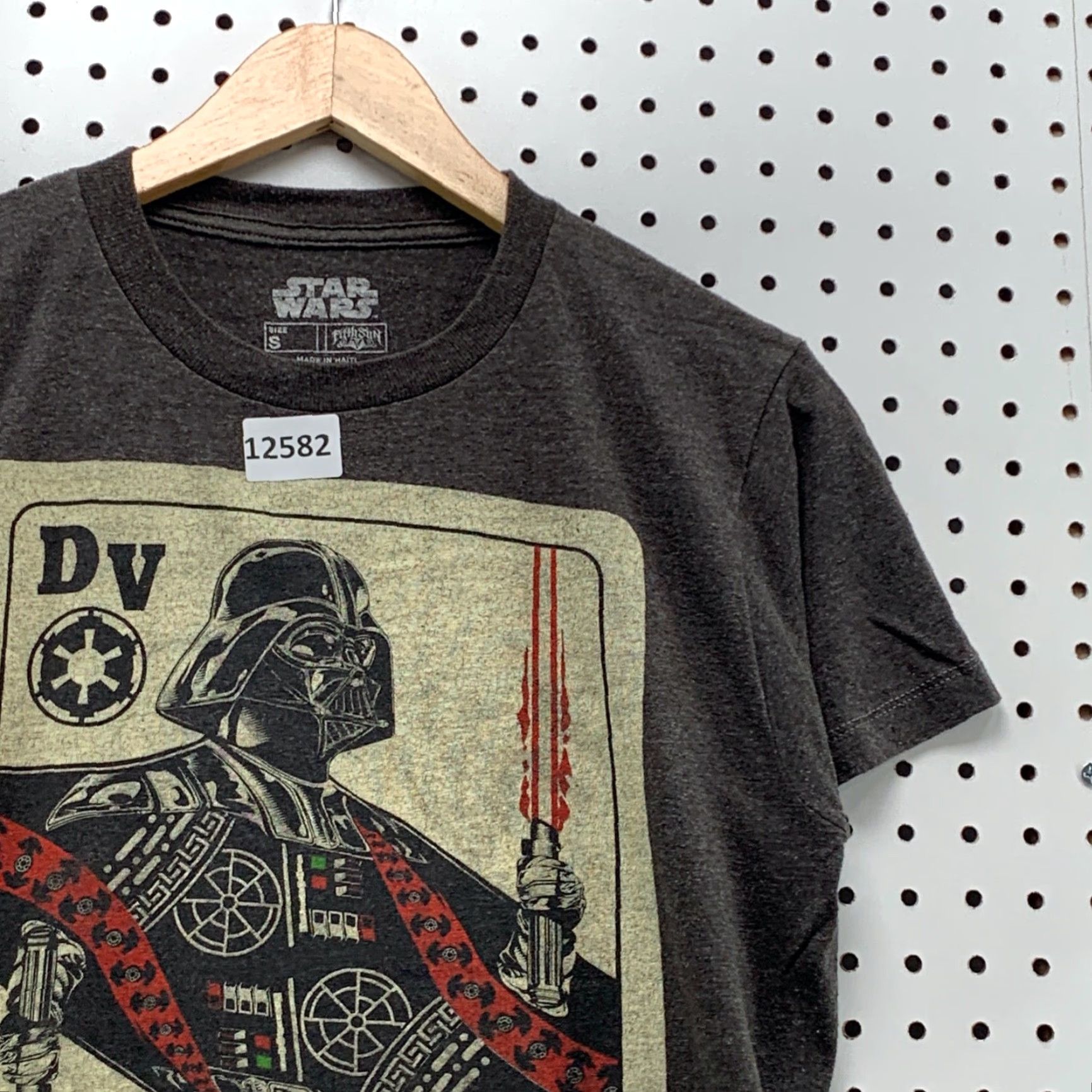 Star Wars Star Wars Shirt Small Men Darth Vader Card Graphic Short Sleeve Black S Size US S / EU 44-46 / 1 - 2 Thumbnail