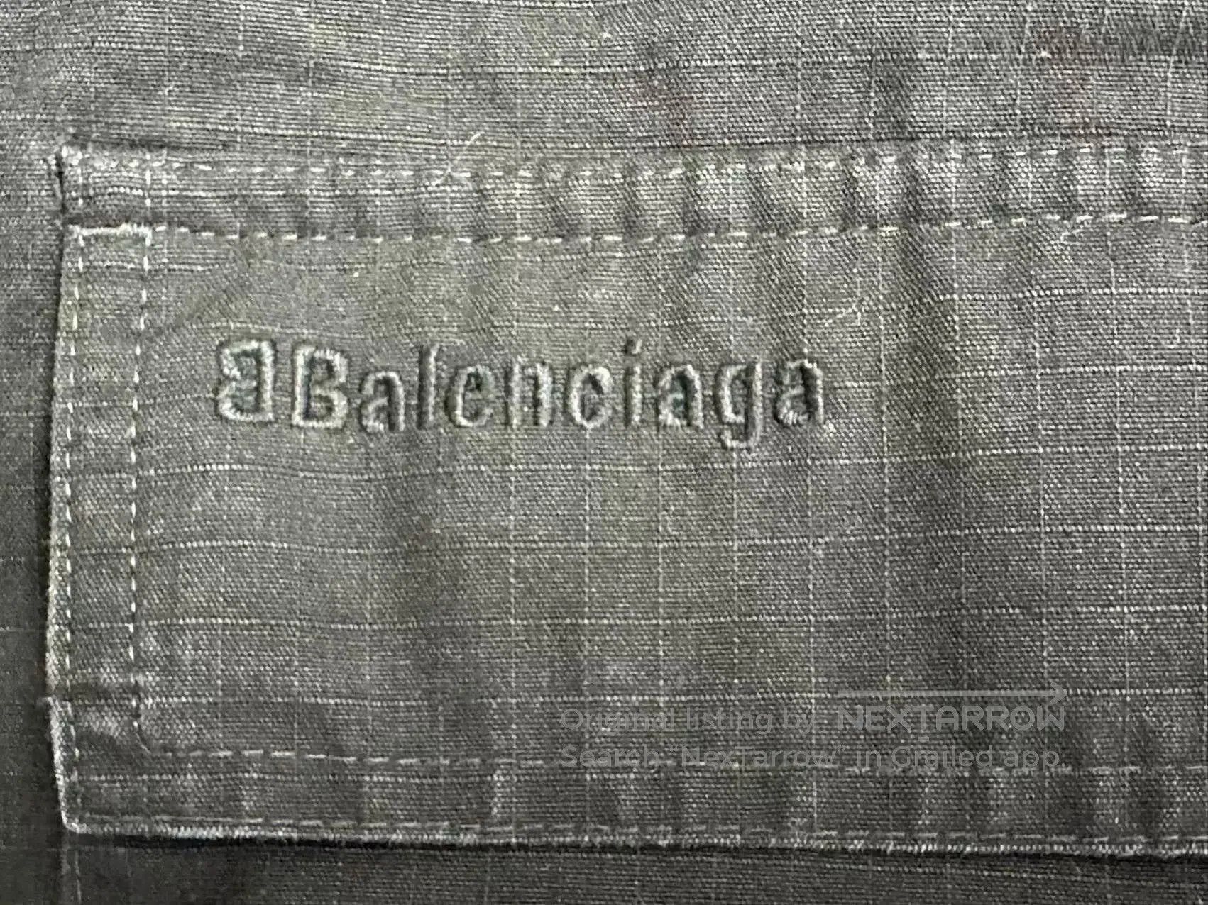 Balenciaga Balenciaga Solid Lapel Single-Breasted Loose Shirt. Size S / US 4 / IT 40 - 3 Thumbnail
