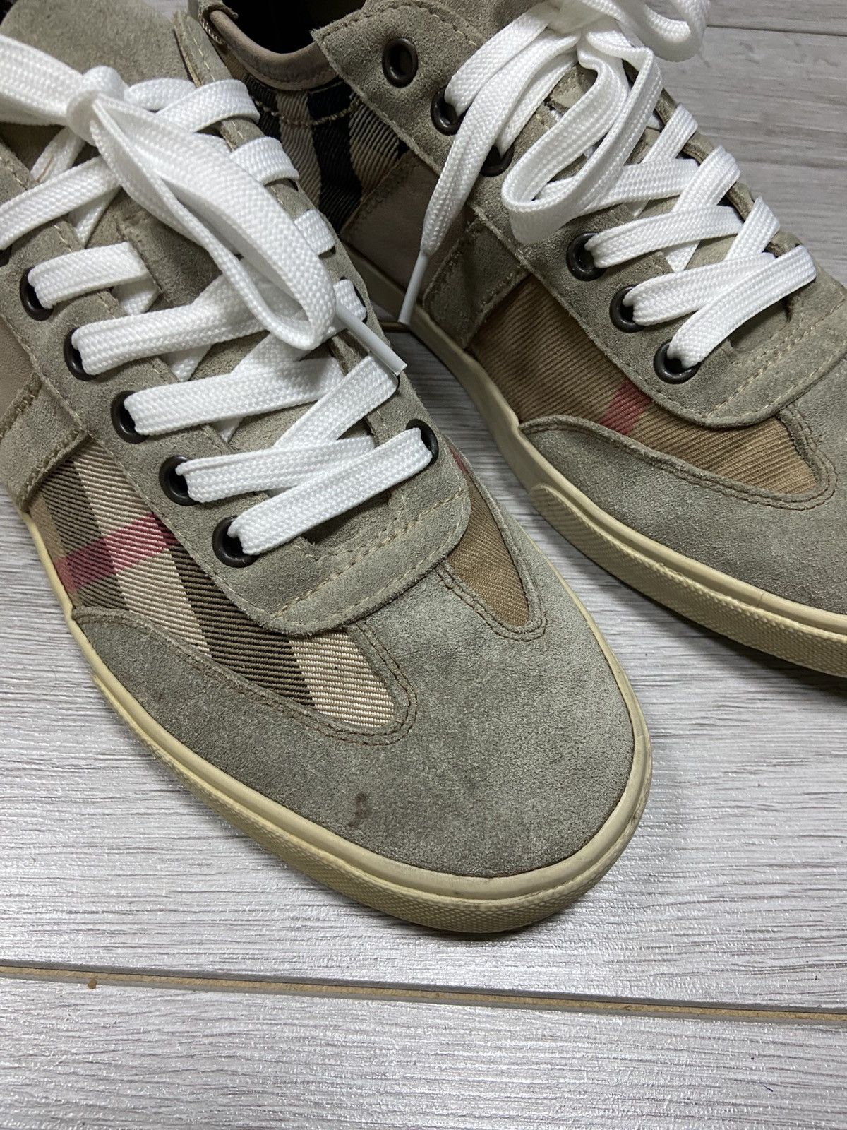 Burberry Burberry niva check sneakers shoes Size US 8 / EU 41 - 3 Thumbnail