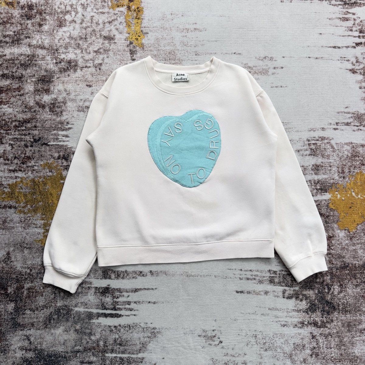 Acne Studios ACNE STUDIOS ANTI DRUGS GRAPHIC EMBROIDERY BIG LOGO Size US M / EU 48-50 / 2 - 2 Thumbnail