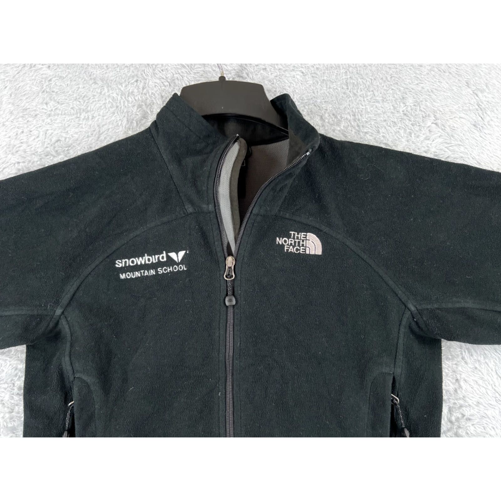 The North Face The North Face Jacket Women Small Black Full Zip Mock Neck Polyester Windwall Size S / US 4 / IT 40 - 4 Thumbnail