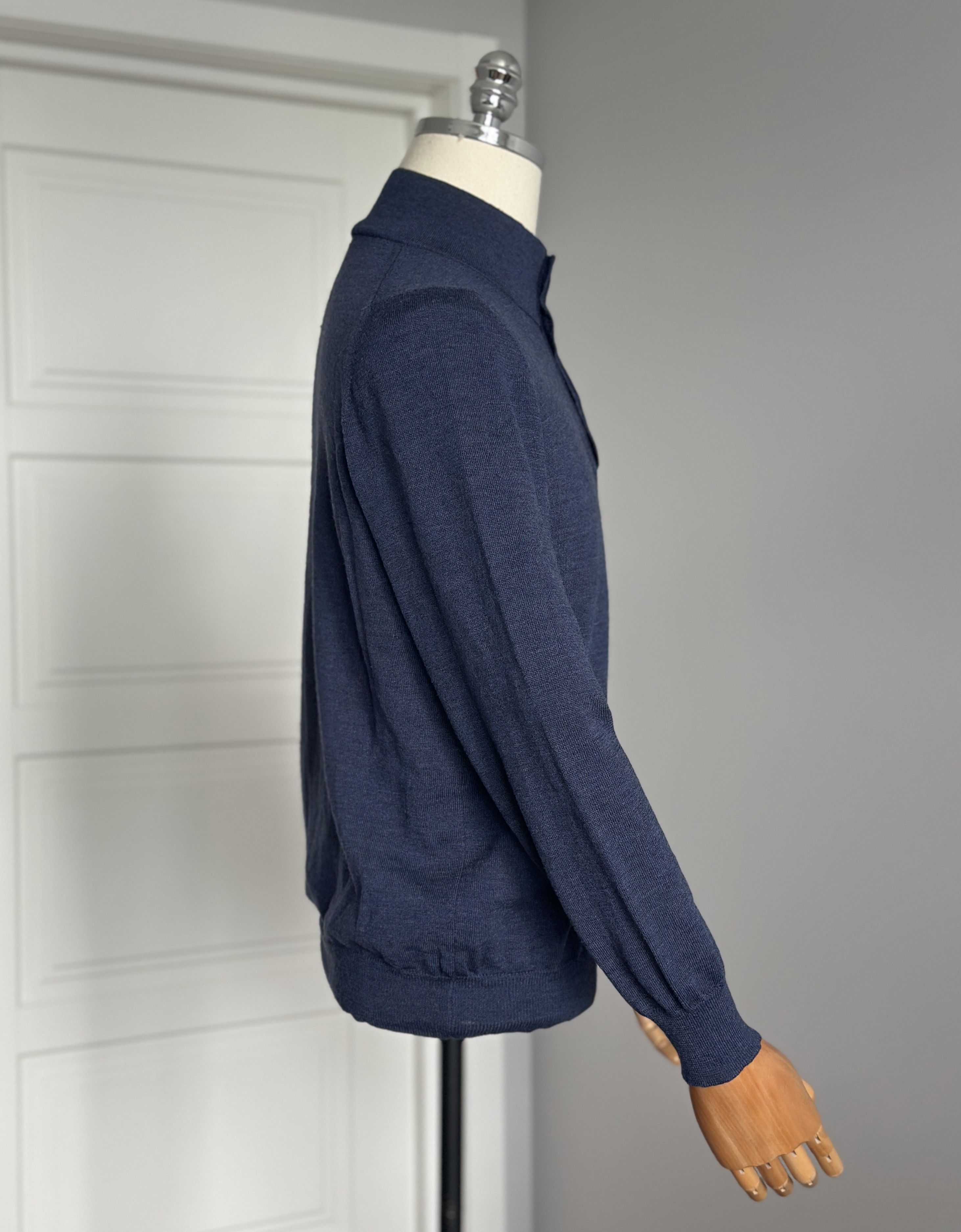Fay FAY COLTRUI Sweater Made In Italy Marine Combi Luxury Brand Size US S / EU 44-46 / 1 - 9 Thumbnail