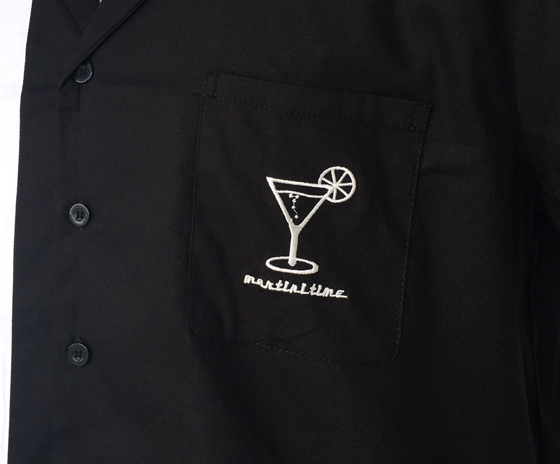 Other Black Embroidery Retro Shirts Short Sleeves-martini Size US XXL / EU 58 / 5 - 7 Thumbnail
