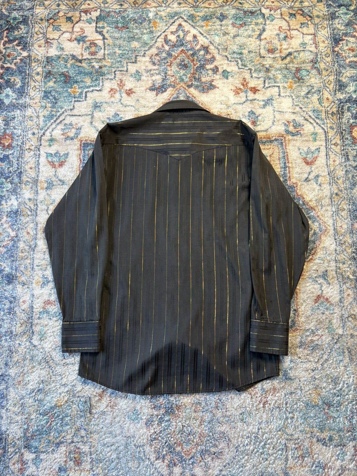Panhandle Slim Vintage Panhandle Slim Pinstriped Button-up Shirt Large Size US L / EU 52-54 / 3 - 2 Thumbnail