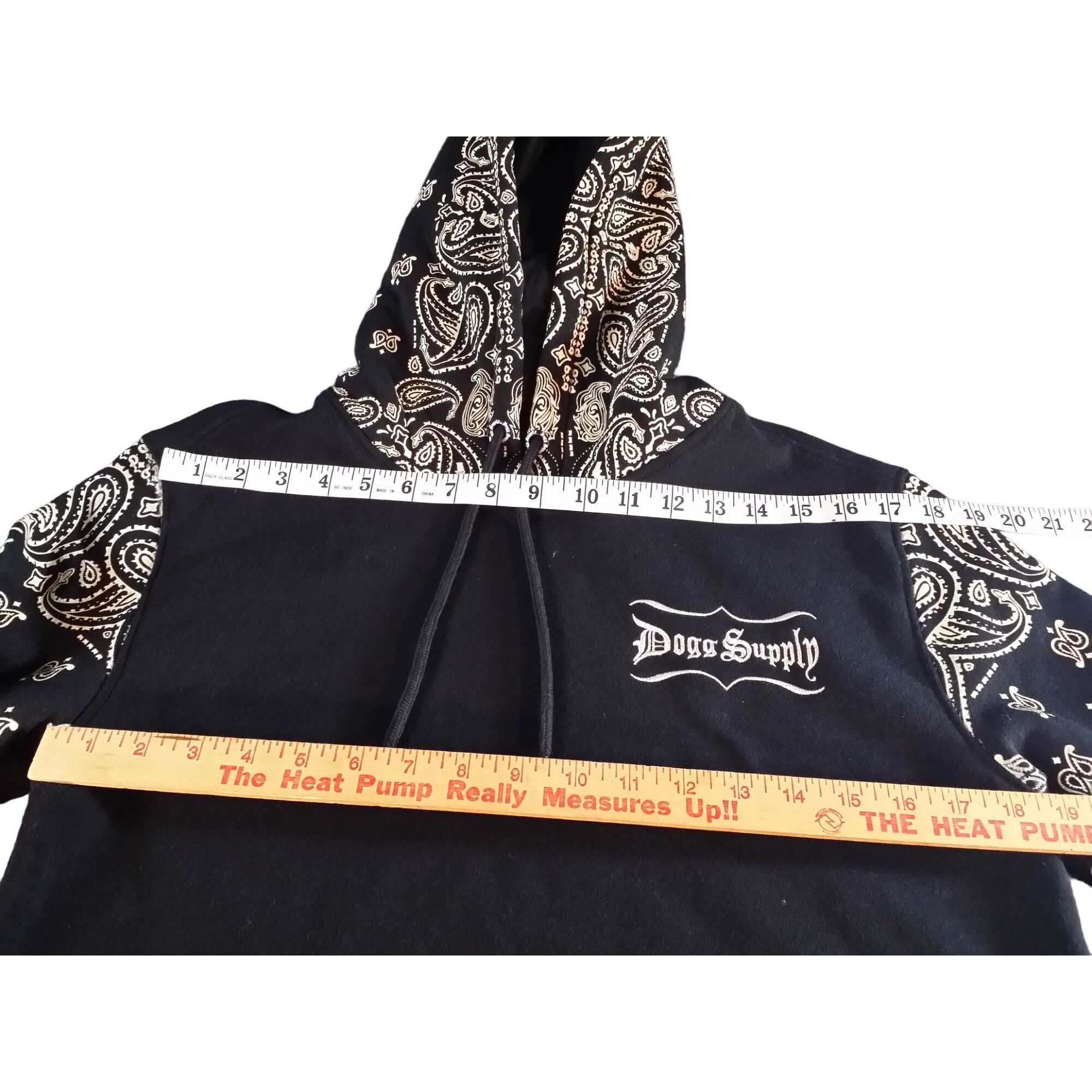Other Dogg Supply By Snoop Dogg Hoodie Men Sz XS Bandana Black Hip Size US XS / EU 42 / 0 - 4 Thumbnail