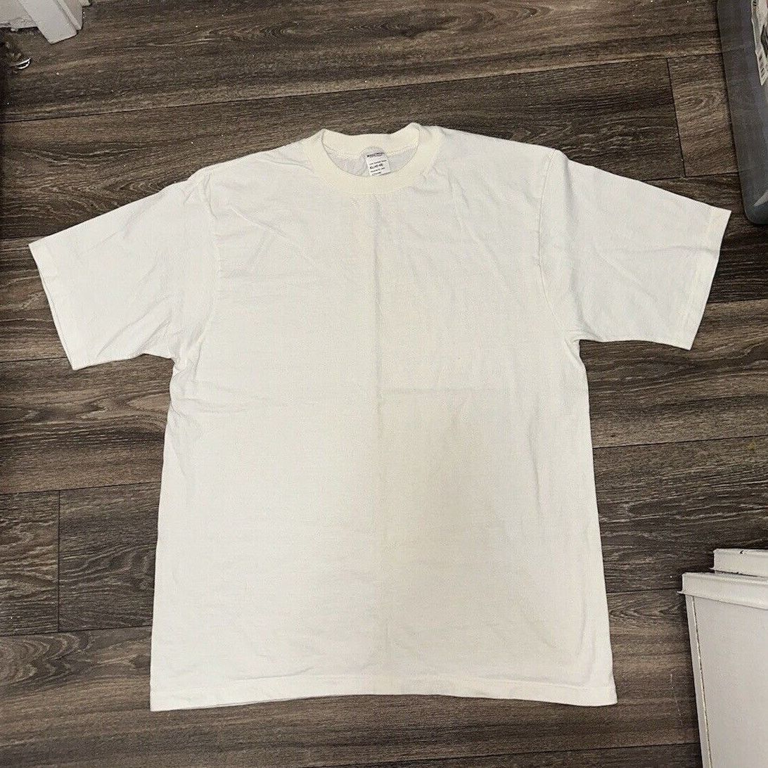 Vintage Vintage Blank Single Stitch Shirt Mens XL White JCPenney Size US XL / EU 56 / 4 - 1 Thumbnail