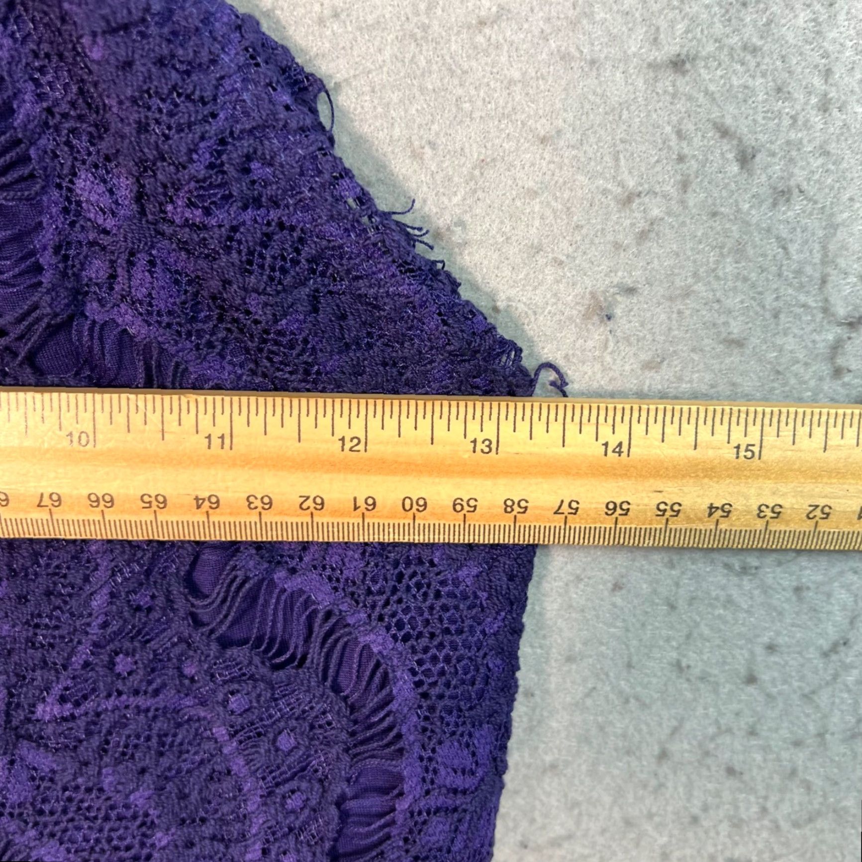 Free People VINTAGE Free People Dress Halter Lace Purple A-Line Womens Small Sleeveless Short Size S / US 4 / IT 40 - 4 Thumbnail