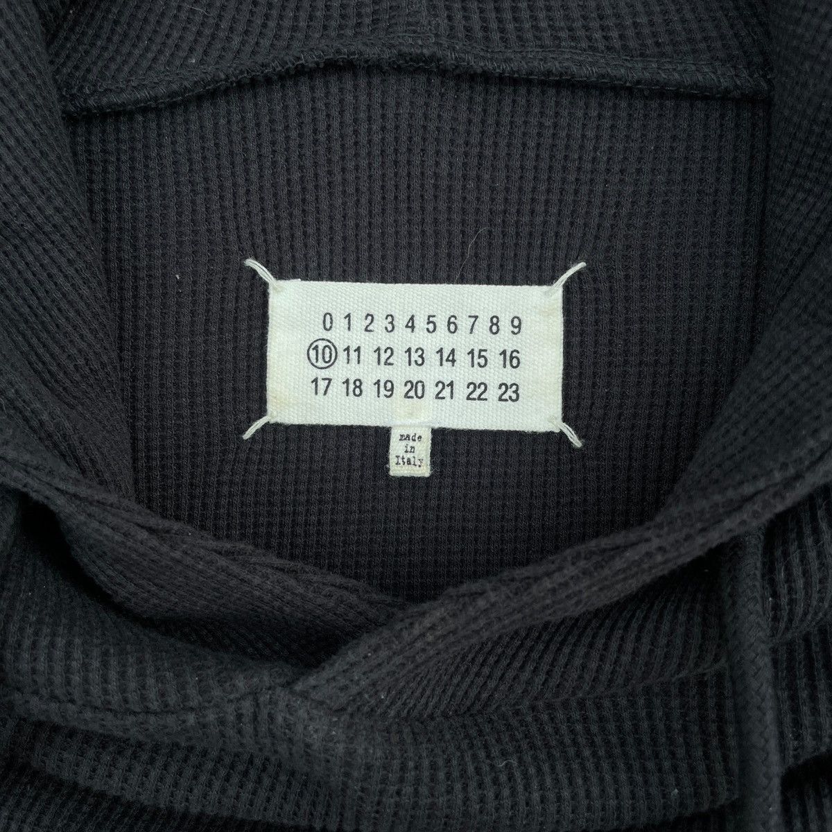 Maison Margiela Maison Margiela S/S18 Waffle Knit Atelier Hoodie Shirt Size US S / EU 44-46 / 1 - 5 Thumbnail