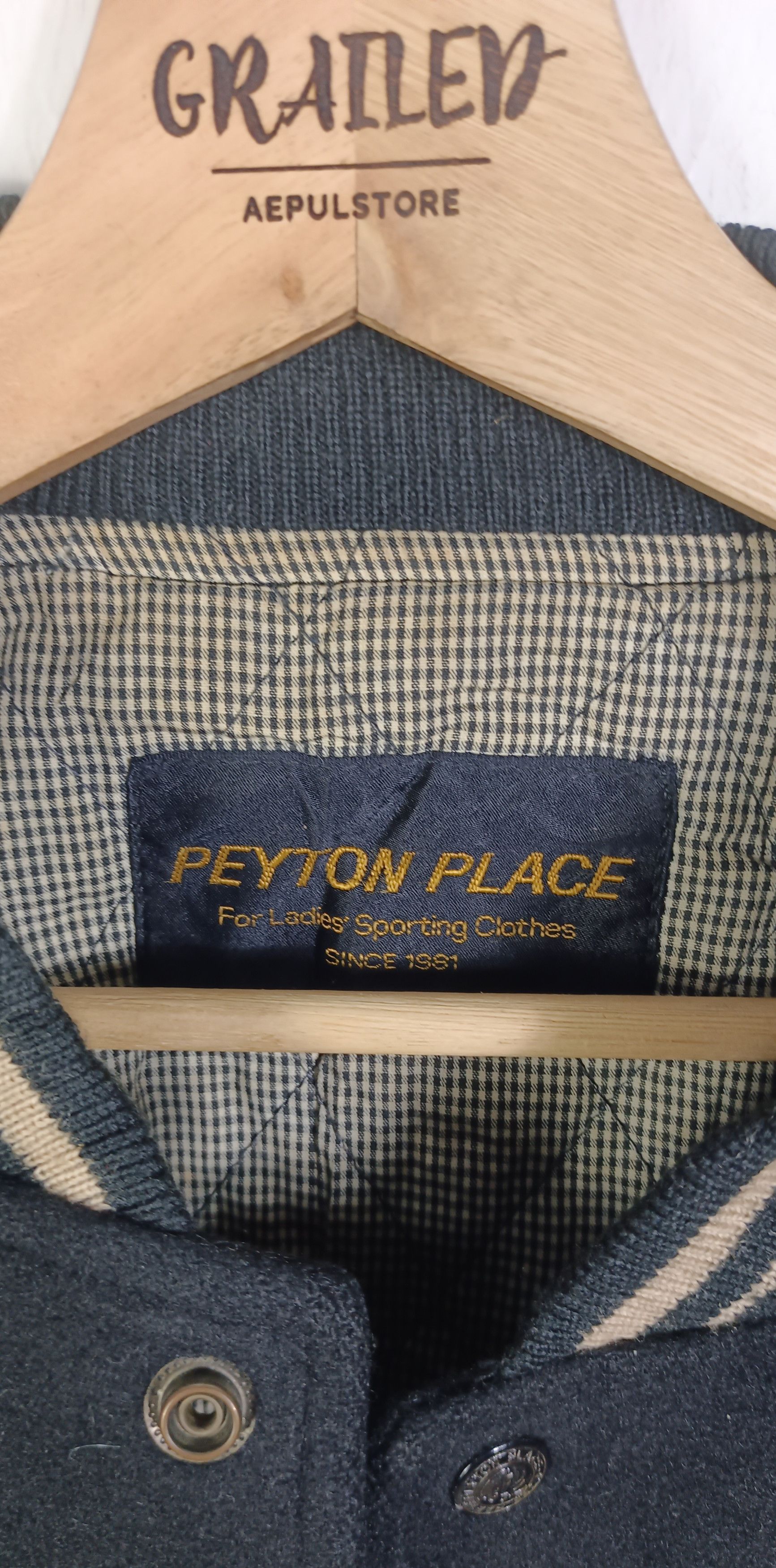 PPFM Vintage Peyton Place Race Varsity Jacket Size US XL / EU 56 / 4 - 11 Thumbnail