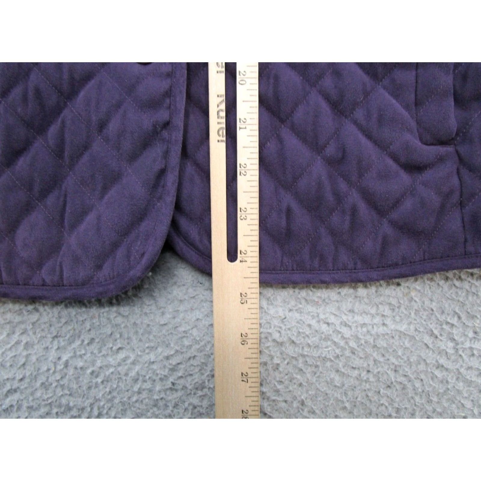 Vintage CABELAS Purple Women’s Quilted Button Up Sleeveless Vest Size M Outdoor Vest Size M / US 6-8 / IT 42-44 - 5 Thumbnail