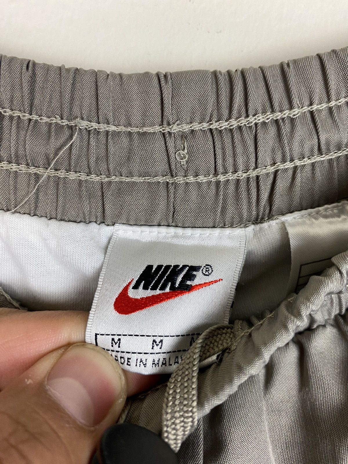 Nike 90’s Drill Nike Nylon Track Pants Gropcore Size US 30 / EU 46 - 3 Thumbnail