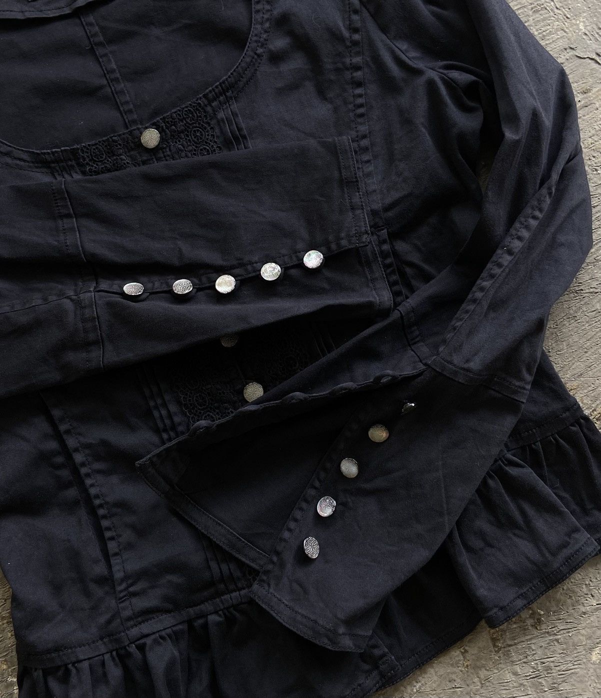 If Six Was Nine 2000s Tornado Mart - Vkei Style Multi Button Shirt Size M / US 6-8 / IT 42-44 - 6 Thumbnail
