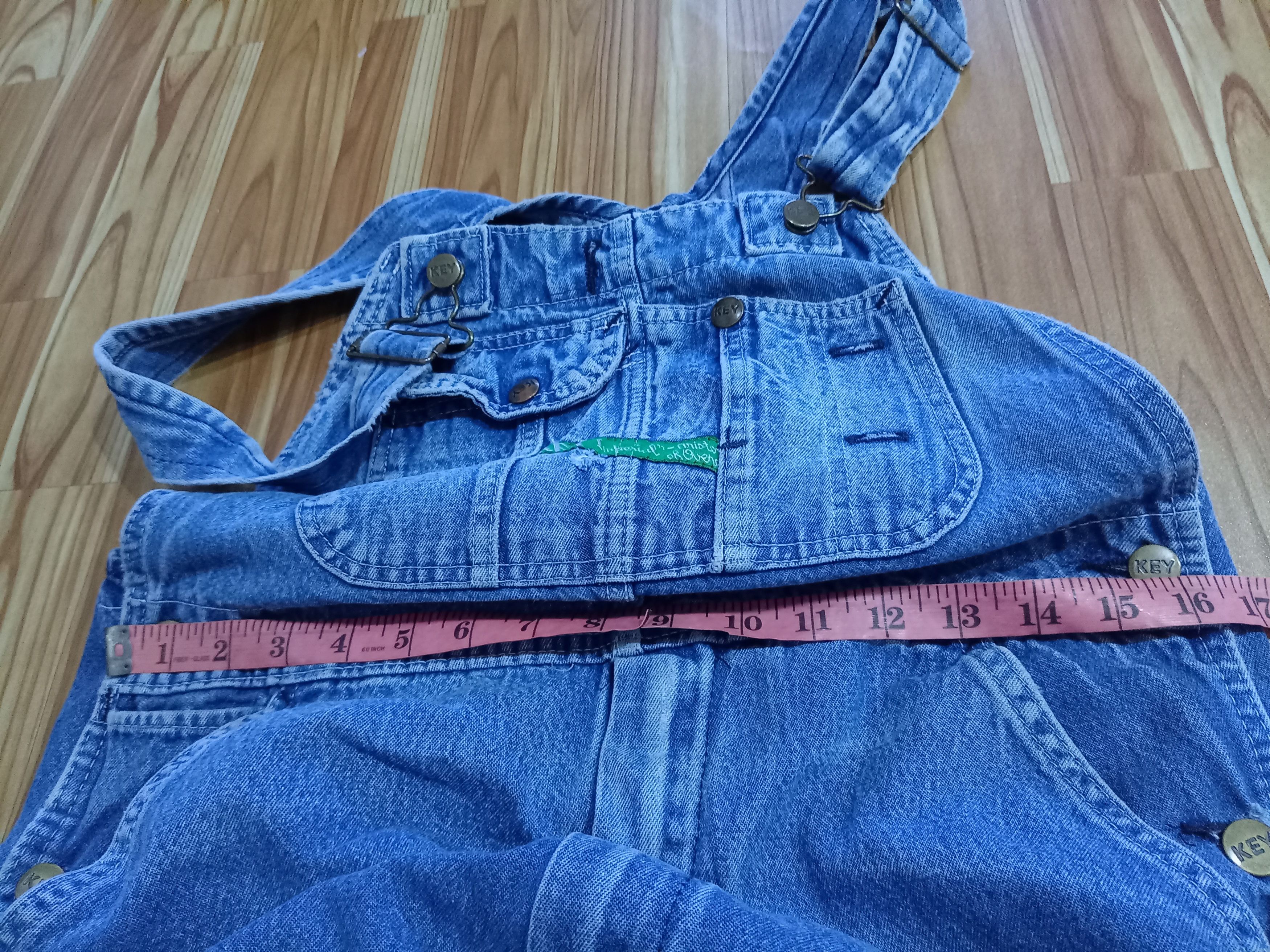 Vintage Vintage key overall denim distressed Size US 32 / EU 48 - 9 Thumbnail