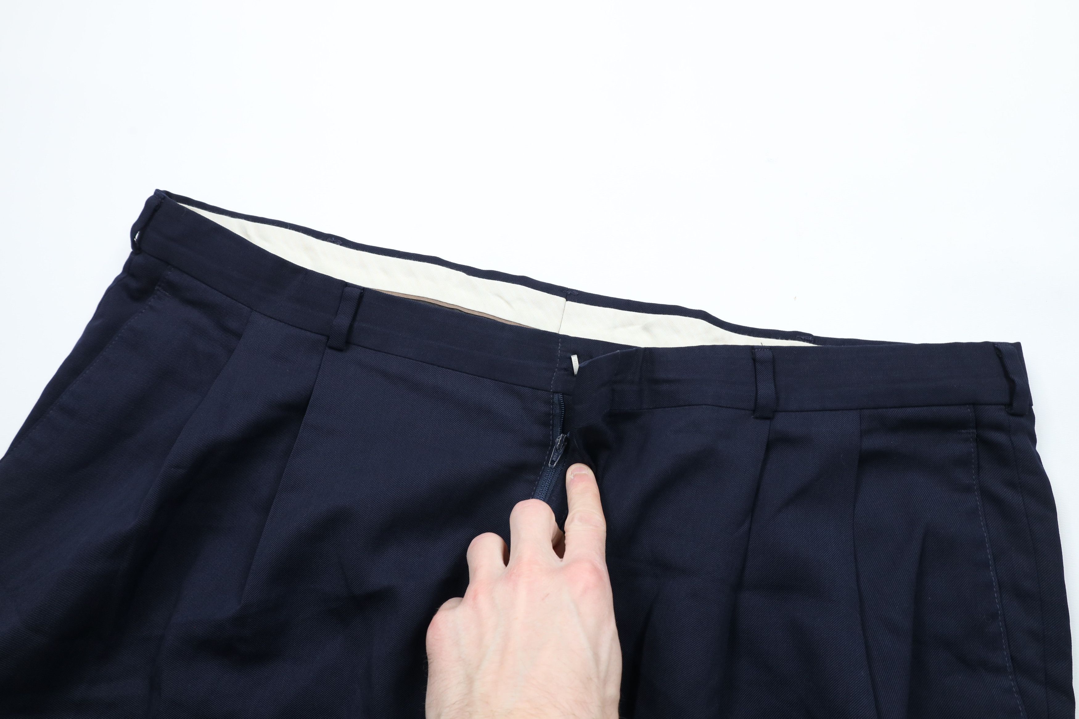 Vintage Vintage 90s Streetwear Wool Blend Wide Leg Chino Pants Size US 44 / EU 60 - 9 Thumbnail