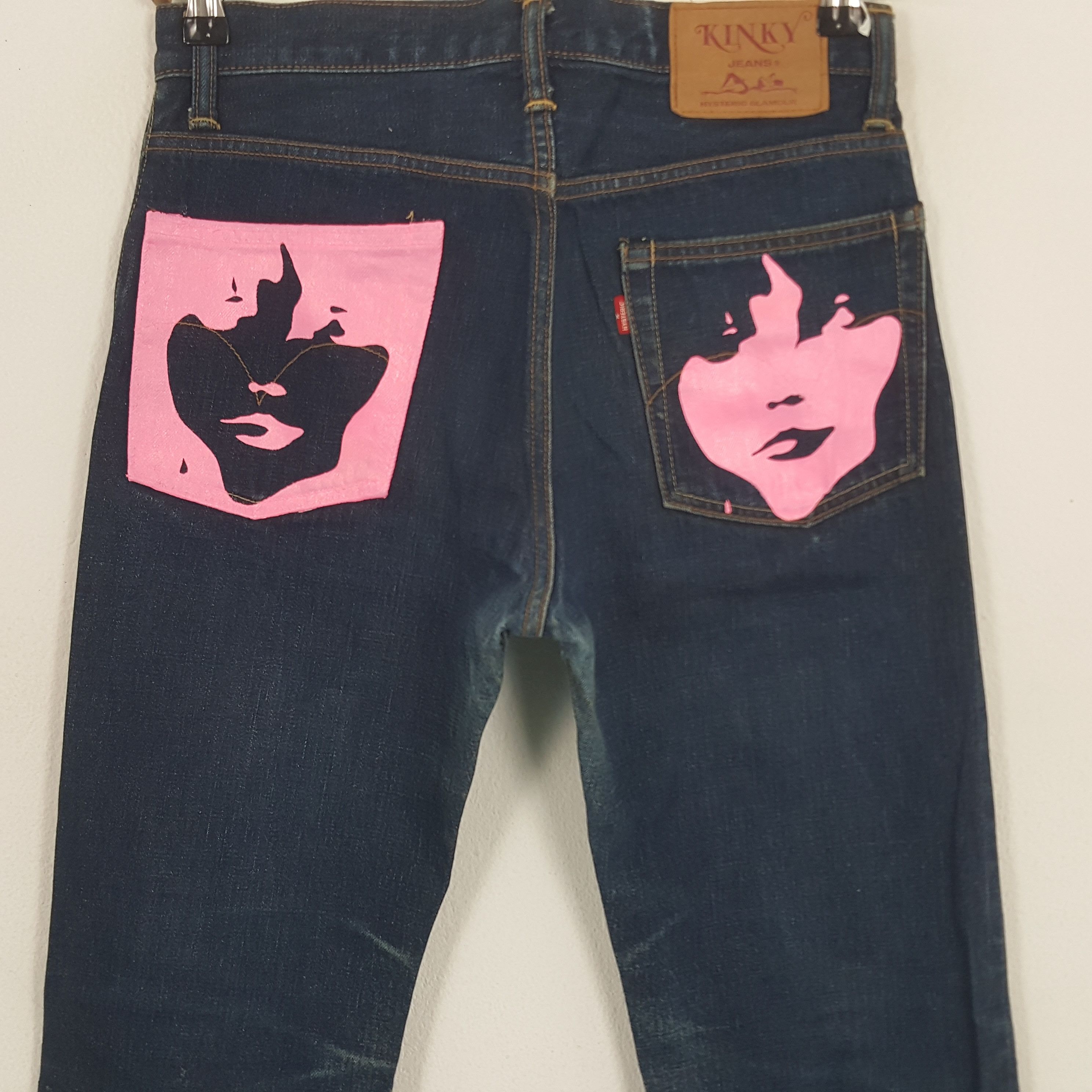 Hysteric Glamour × Vintage Vintage Hysteric Glamour Japan Custom Logo Denim Jeans Size US 28 / EU 44 - 2 Thumbnail